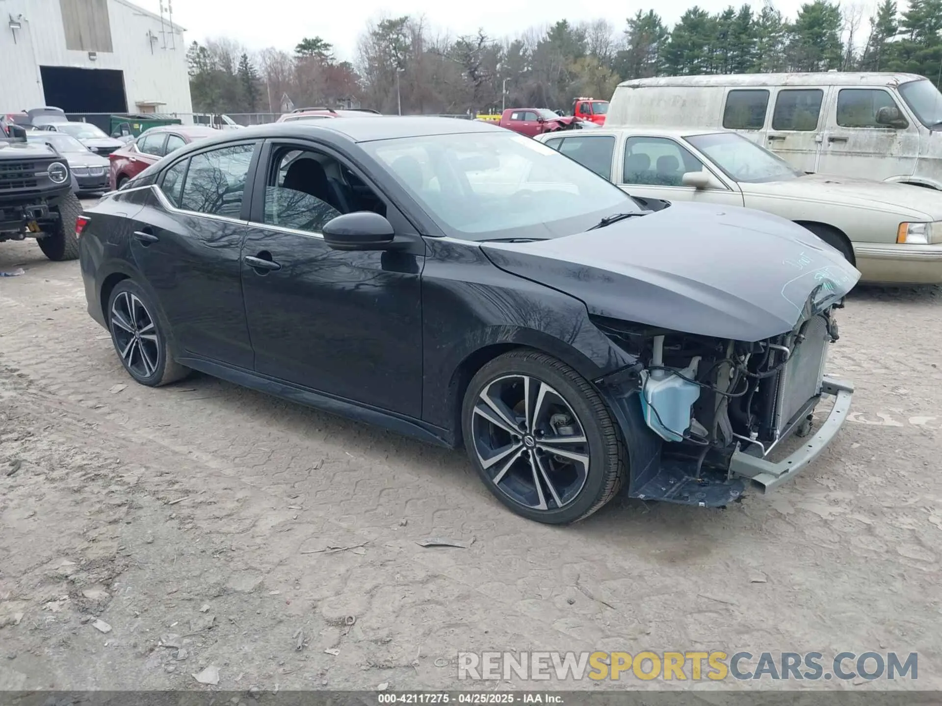 1 Photograph of a damaged car 3N1AB8DV1MY213590 NISSAN SENTRA 2021