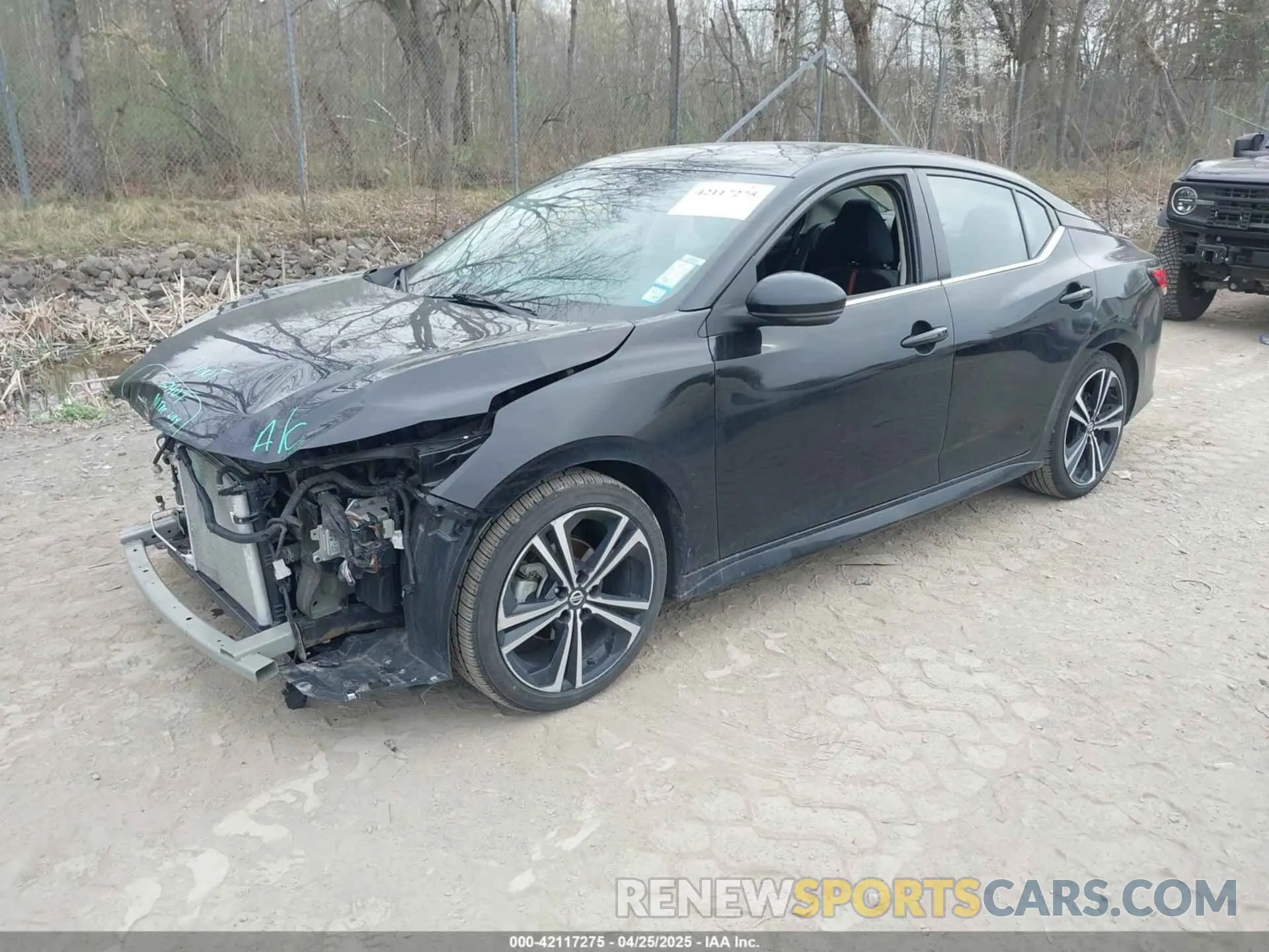2 Photograph of a damaged car 3N1AB8DV1MY213590 NISSAN SENTRA 2021