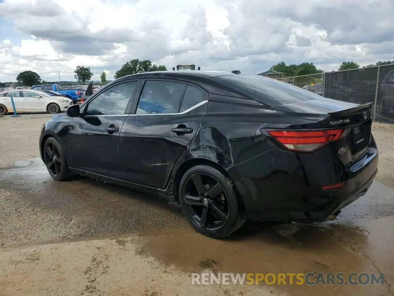 2 Photograph of a damaged car 3N1AB8DV1MY225822 NISSAN SENTRA 2021