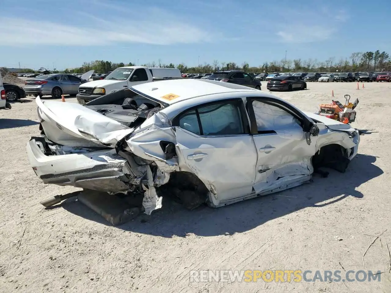 3 Photograph of a damaged car 3N1AB8DV1MY308988 NISSAN SENTRA 2021