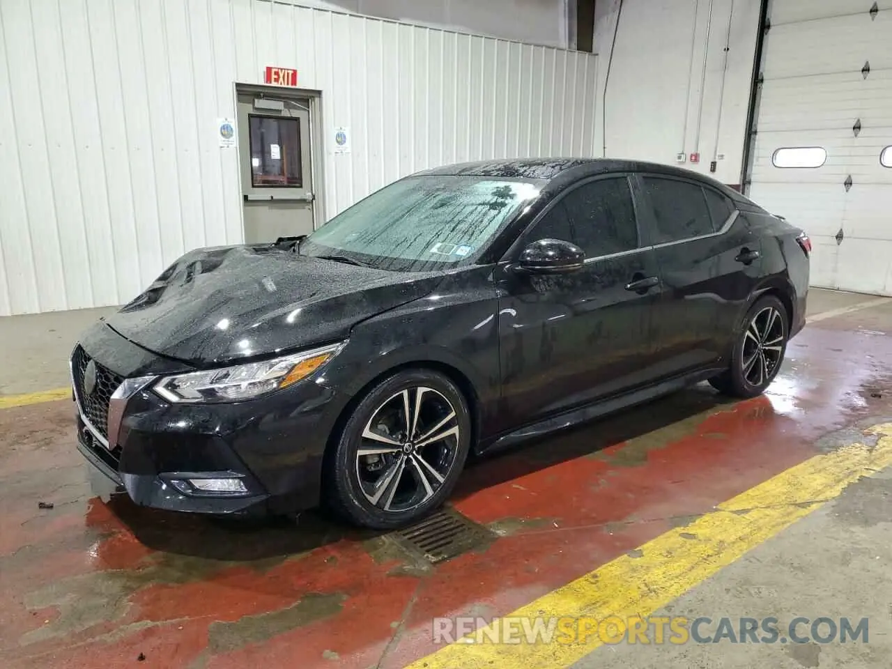 1 Photograph of a damaged car 3N1AB8DV2MY202808 NISSAN SENTRA 2021