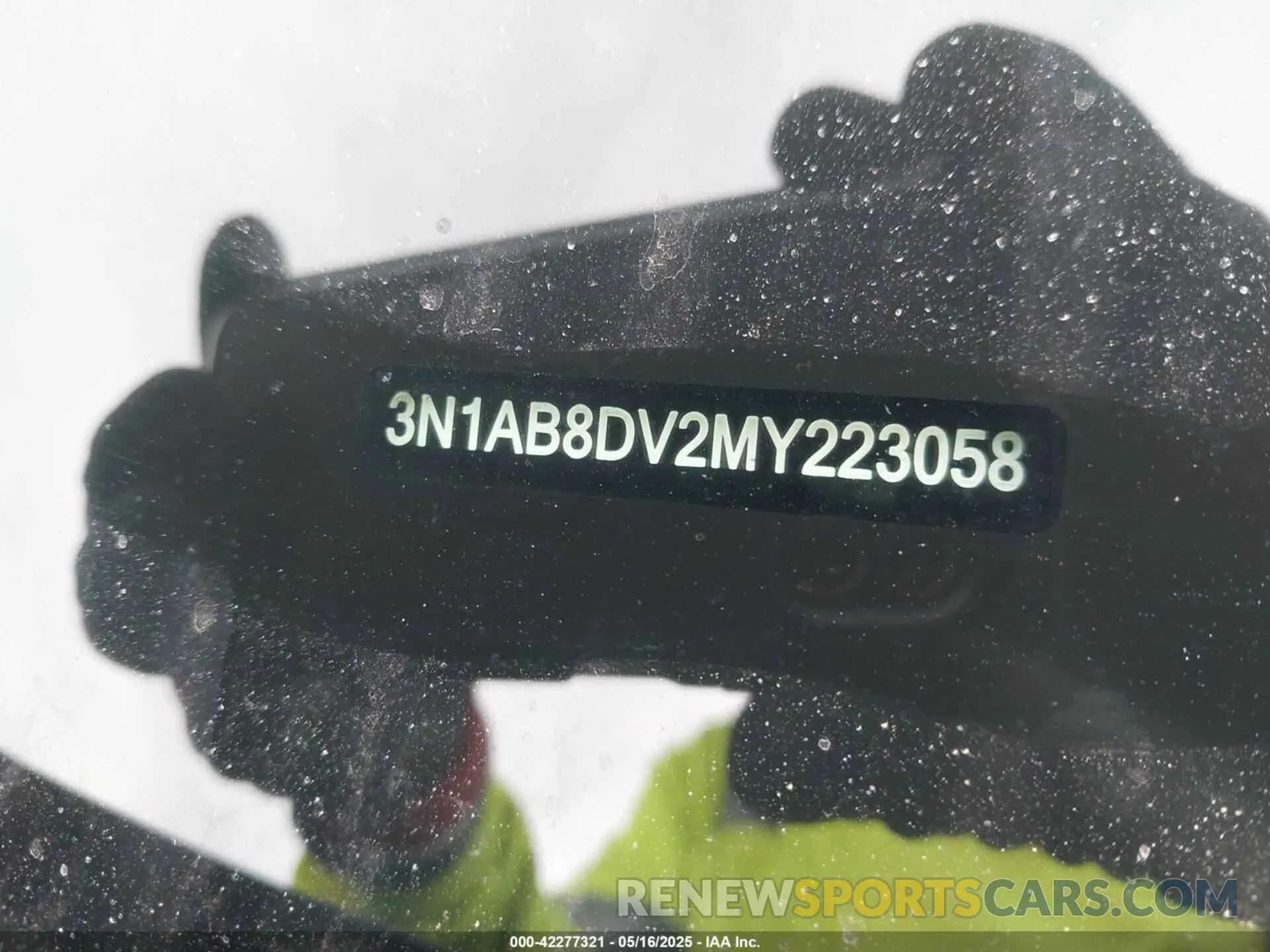 9 Photograph of a damaged car 3N1AB8DV2MY223058 NISSAN SENTRA 2021