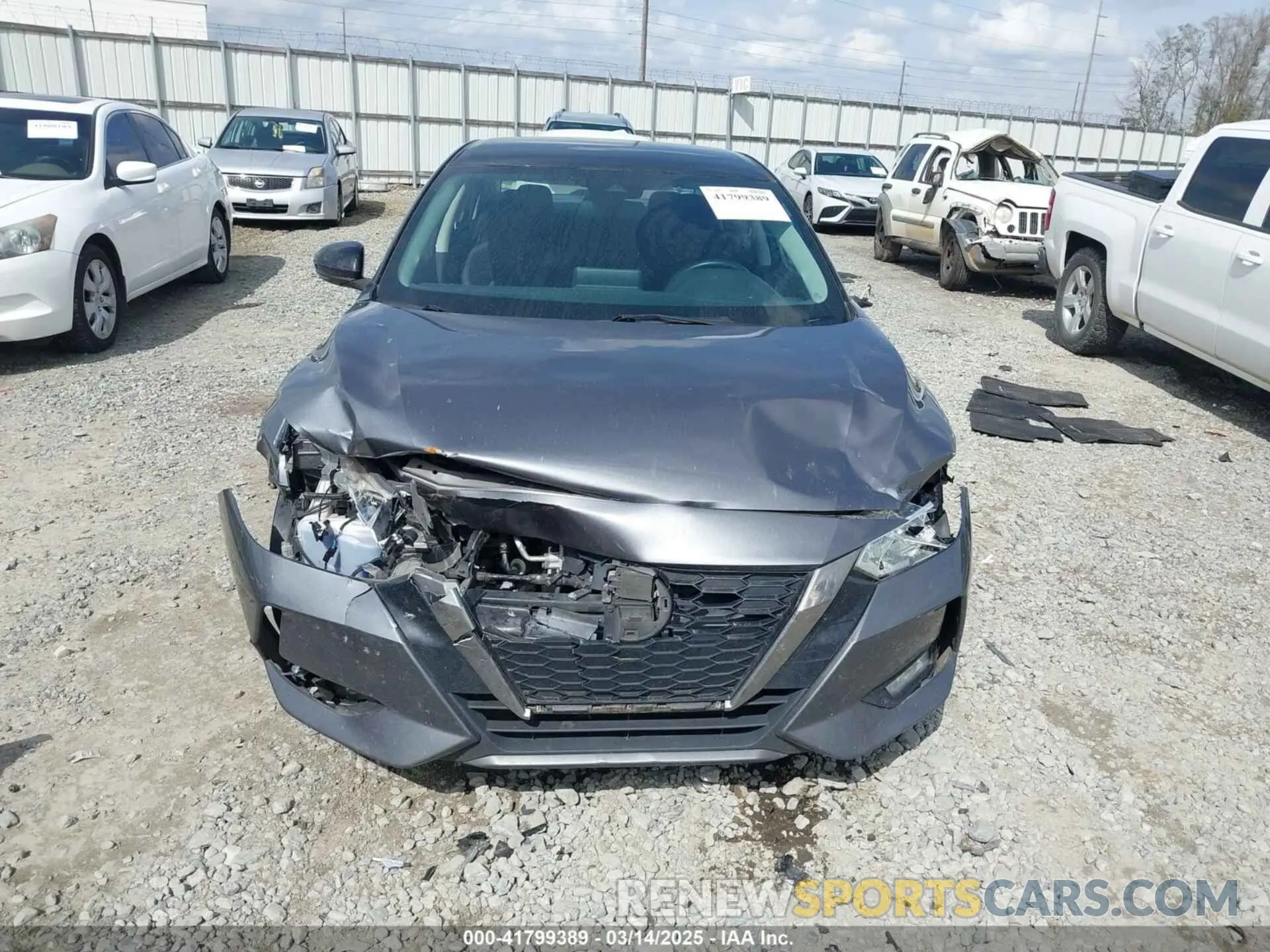 12 Photograph of a damaged car 3N1AB8DV2MY241785 NISSAN SENTRA 2021