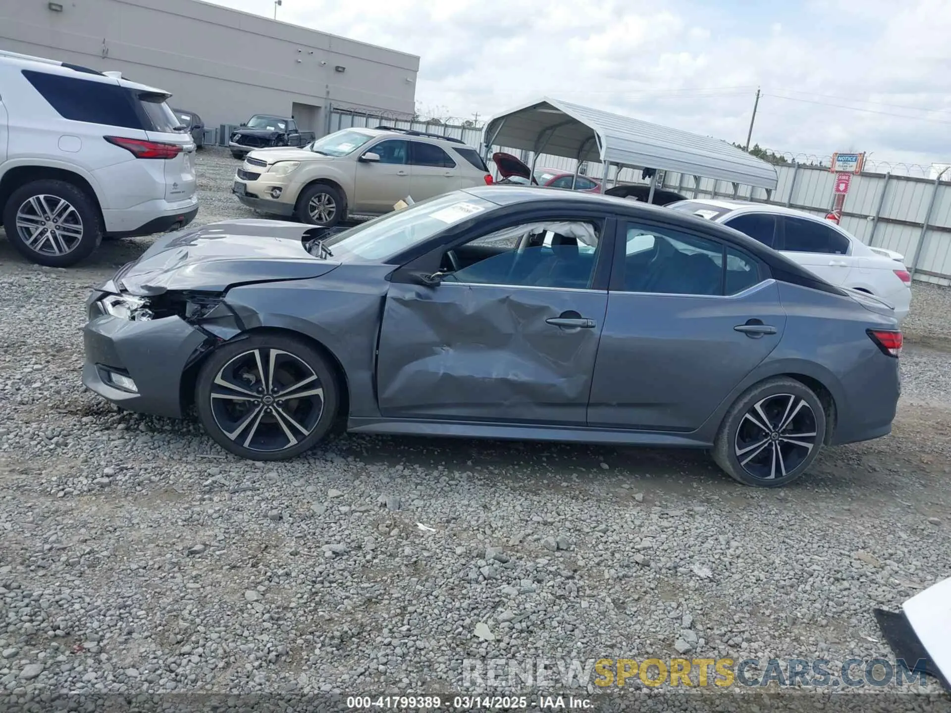 14 Photograph of a damaged car 3N1AB8DV2MY241785 NISSAN SENTRA 2021