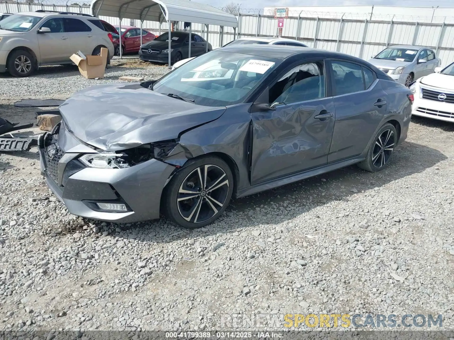 2 Photograph of a damaged car 3N1AB8DV2MY241785 NISSAN SENTRA 2021