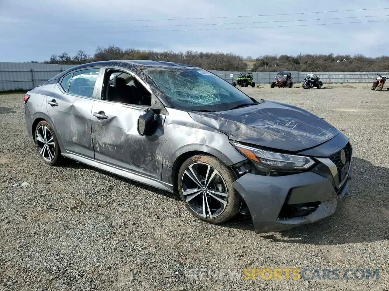 4 Photograph of a damaged car 3N1AB8DV2MY245027 NISSAN SENTRA 2021