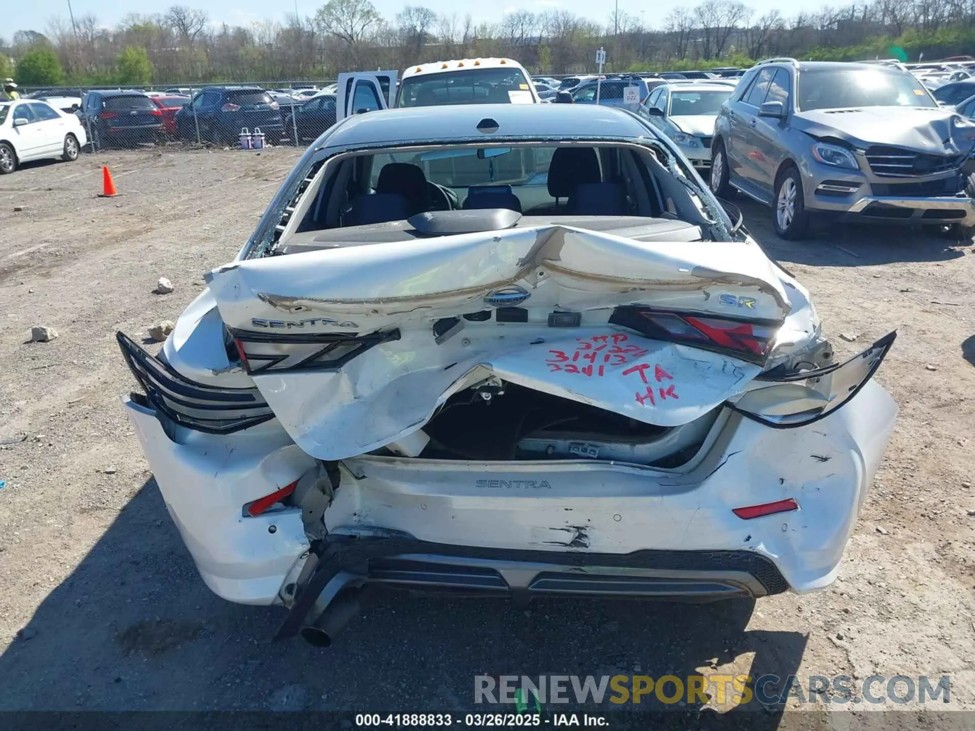 17 Photograph of a damaged car 3N1AB8DV2MY293241 NISSAN SENTRA 2021