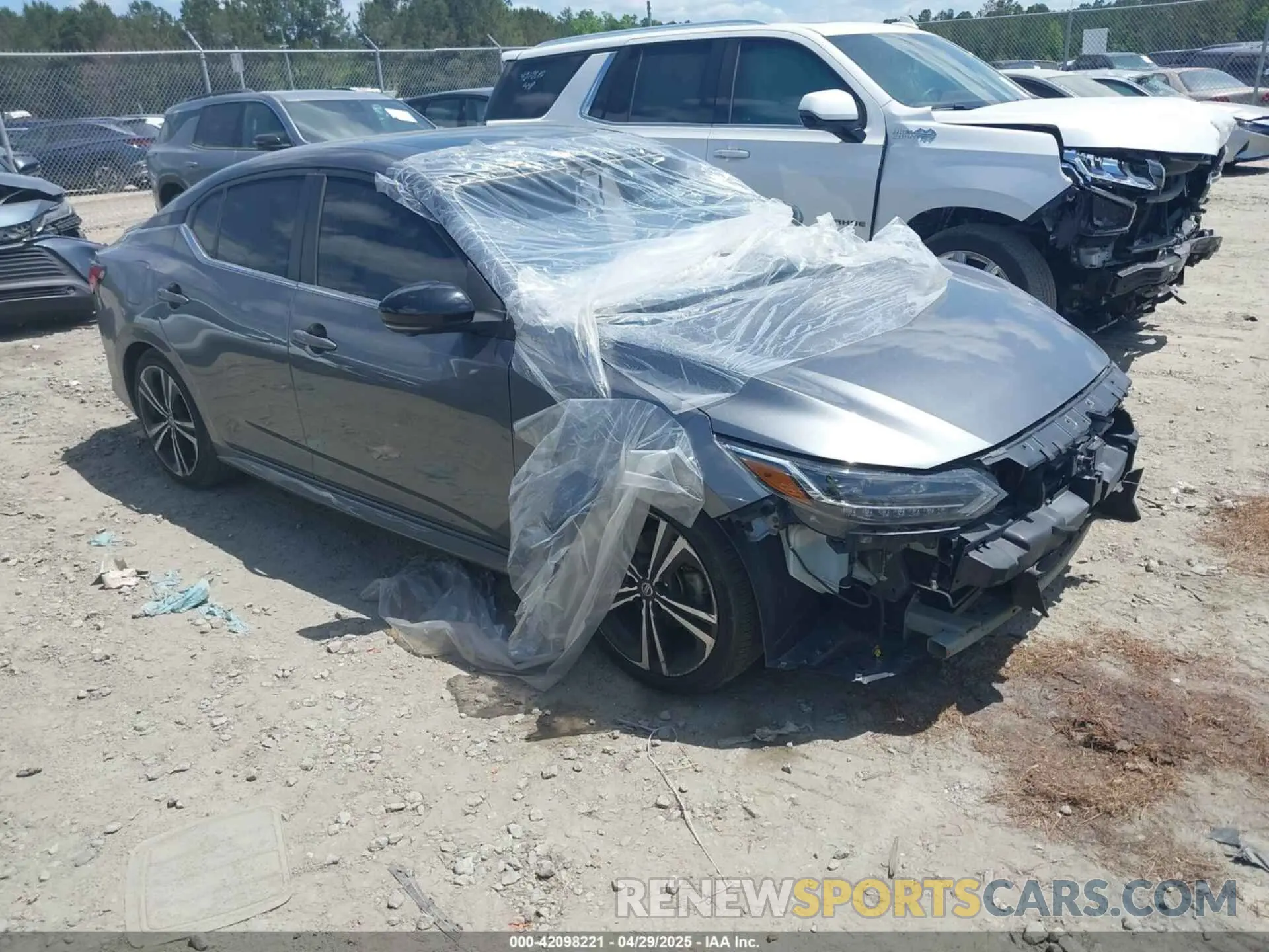 1 Photograph of a damaged car 3N1AB8DV2MY297984 NISSAN SENTRA 2021