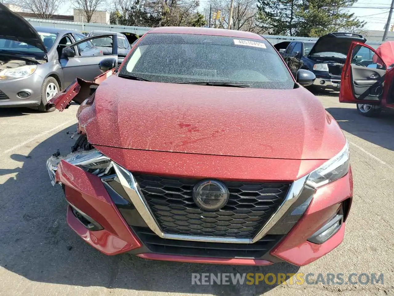 5 Photograph of a damaged car 3N1AB8DV2MY307316 NISSAN SENTRA 2021