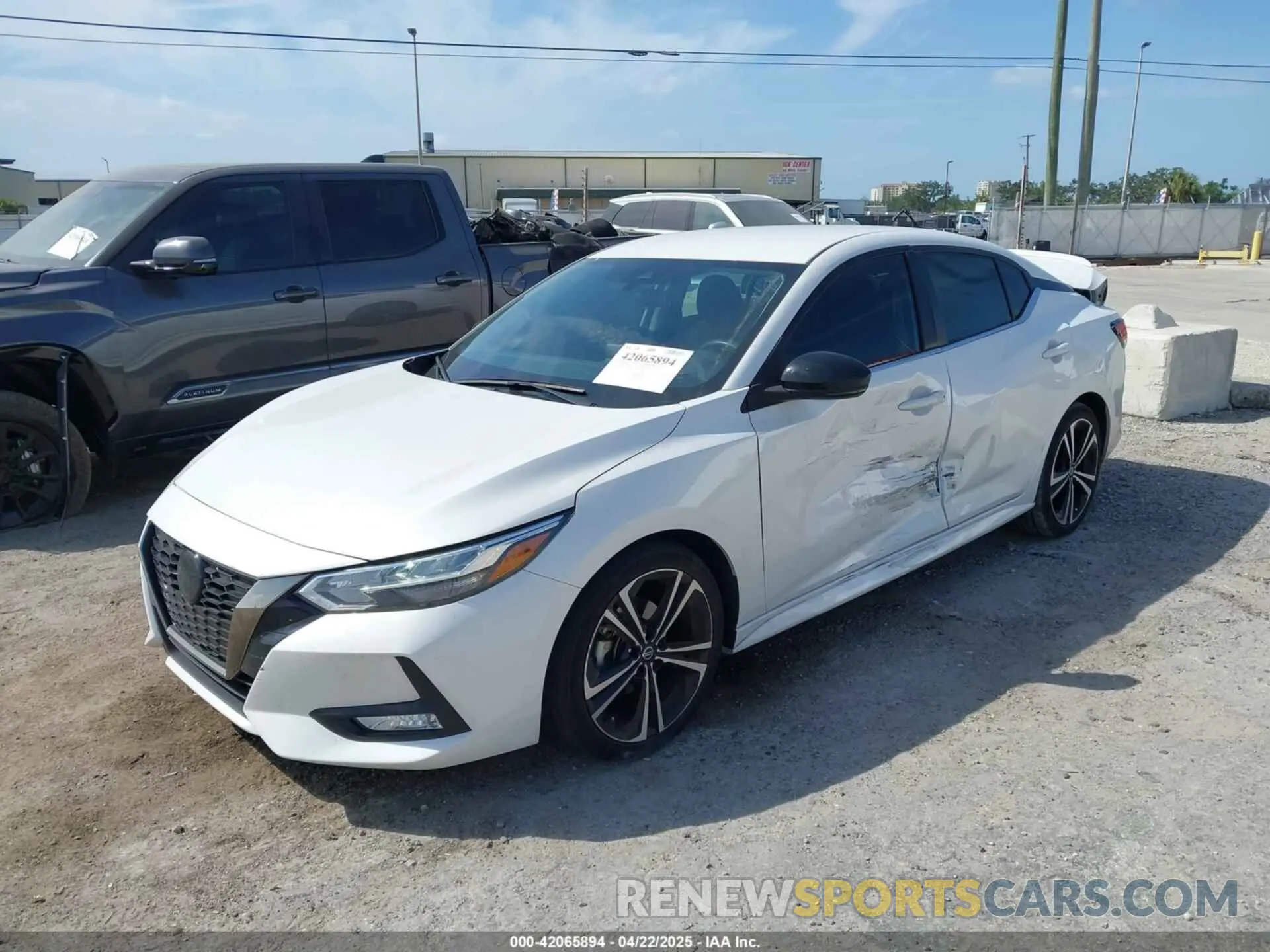 2 Photograph of a damaged car 3N1AB8DV2MY317845 NISSAN SENTRA 2021