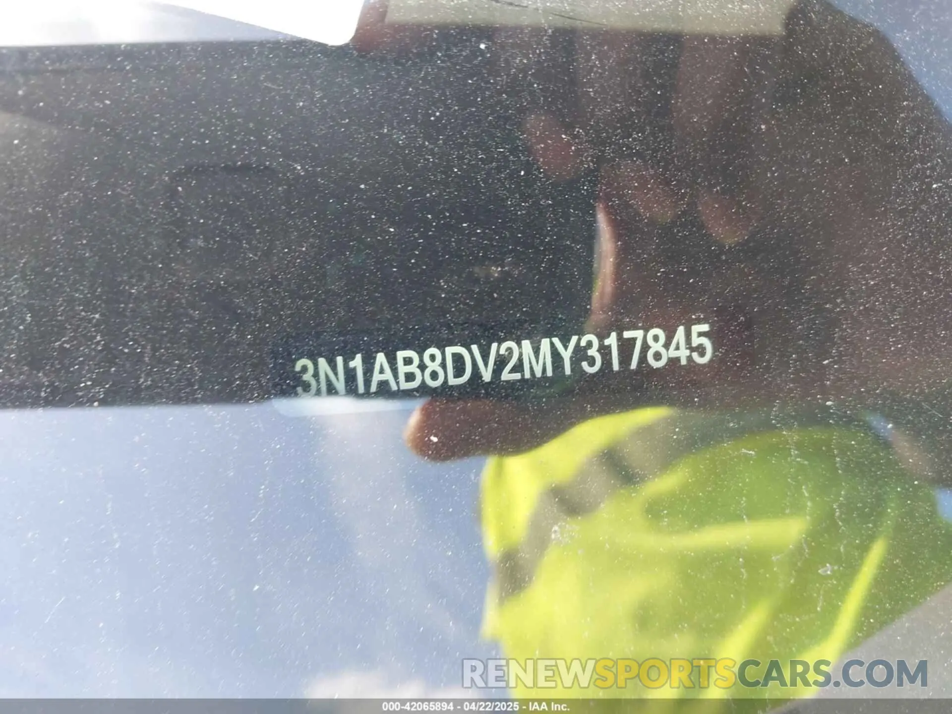 9 Photograph of a damaged car 3N1AB8DV2MY317845 NISSAN SENTRA 2021