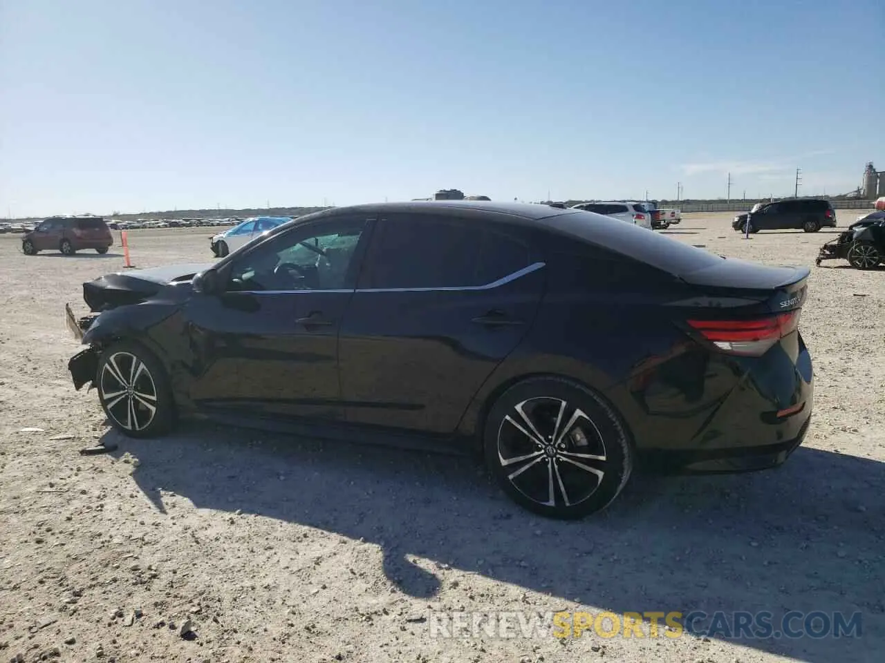 2 Photograph of a damaged car 3N1AB8DV2MY331826 NISSAN SENTRA 2021