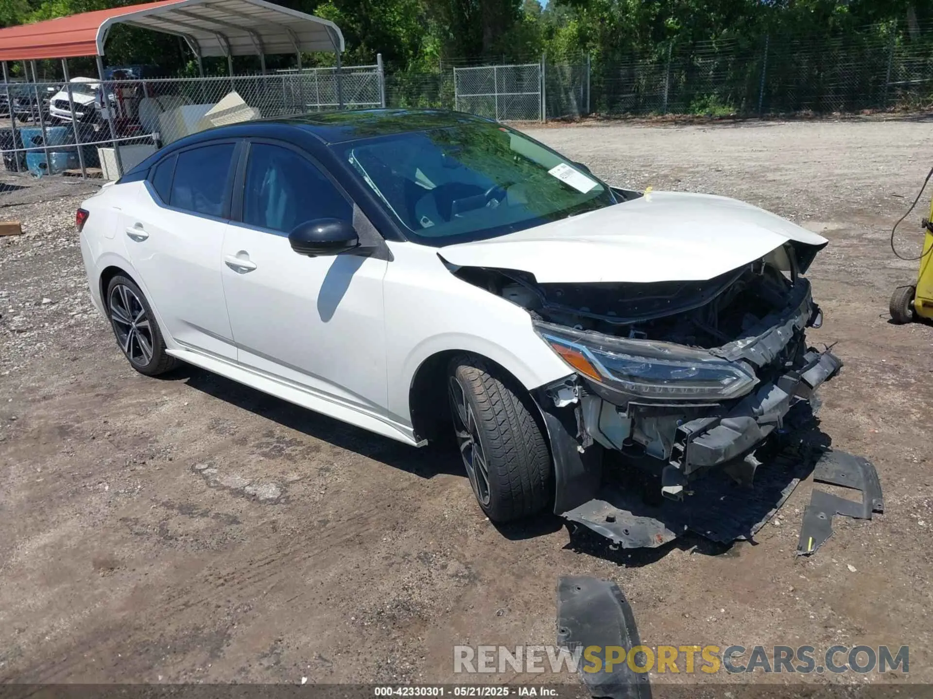 1 Photograph of a damaged car 3N1AB8DV3MY250561 NISSAN SENTRA 2021