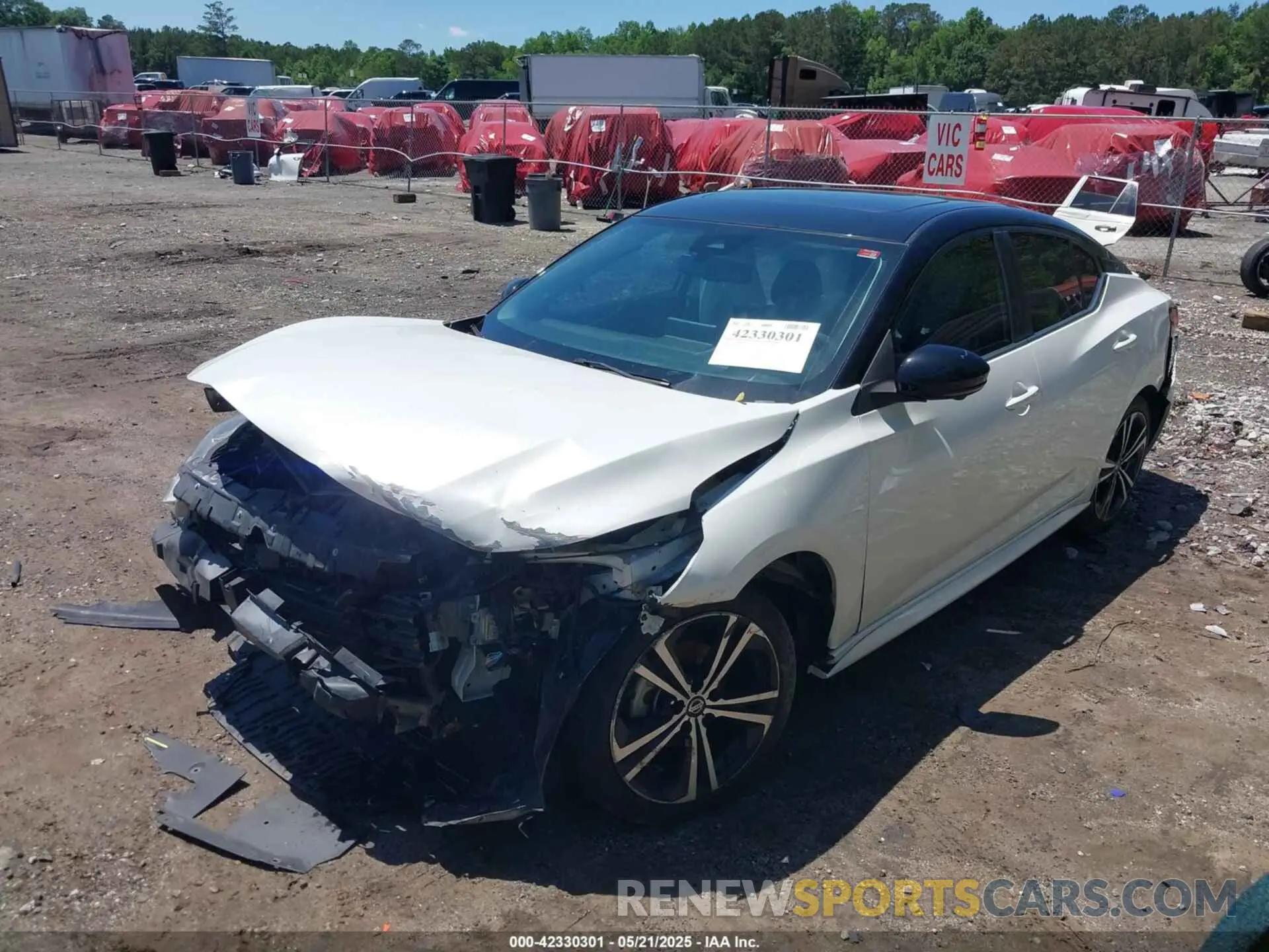 2 Photograph of a damaged car 3N1AB8DV3MY250561 NISSAN SENTRA 2021
