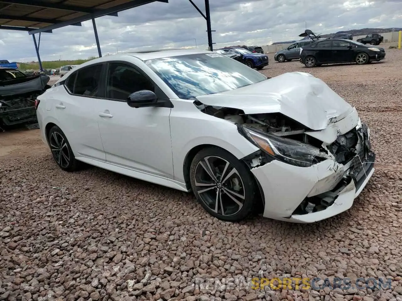 4 Photograph of a damaged car 3N1AB8DV3MY322259 NISSAN SENTRA 2021