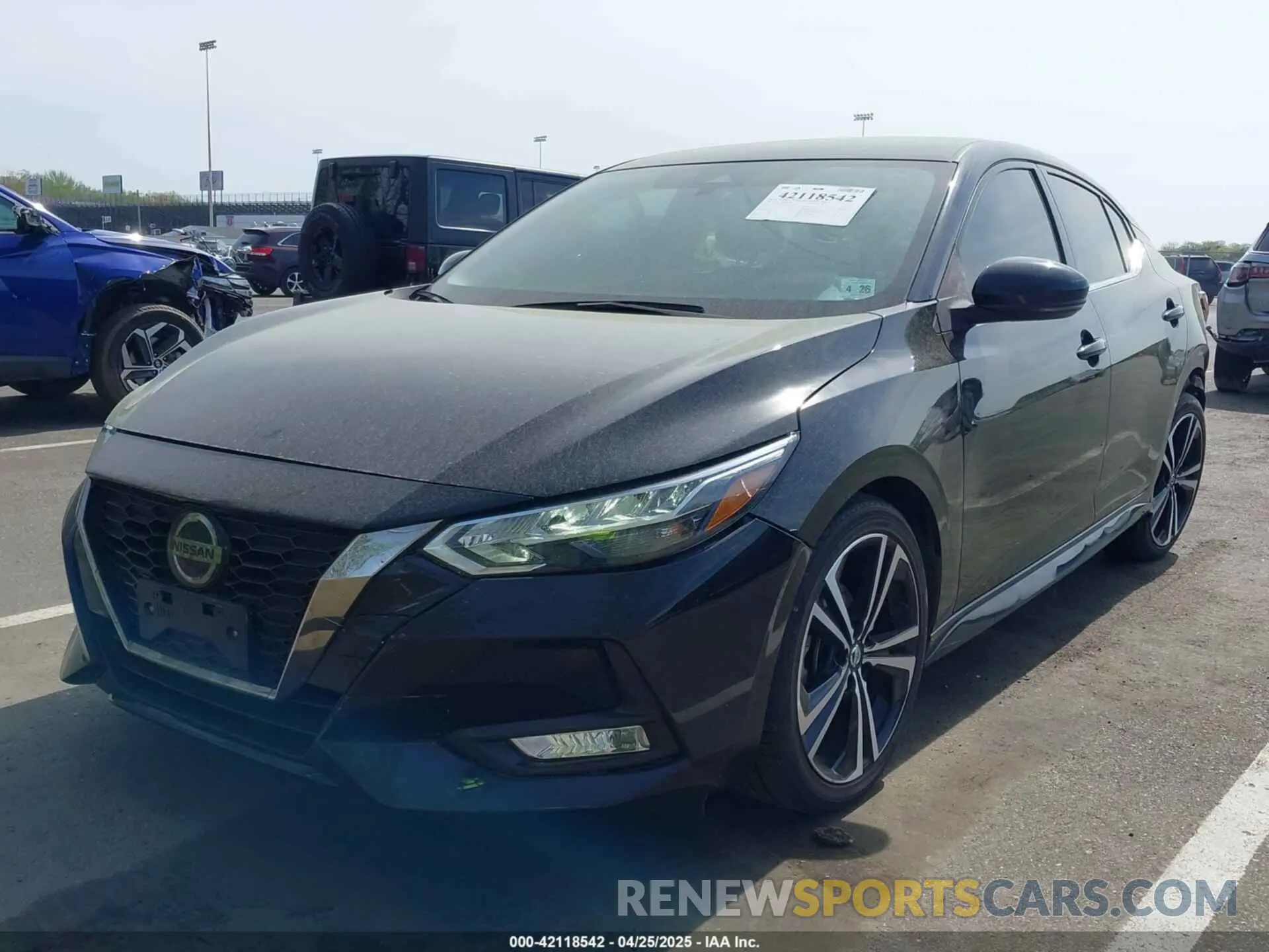 2 Photograph of a damaged car 3N1AB8DV4MY261942 NISSAN SENTRA 2021