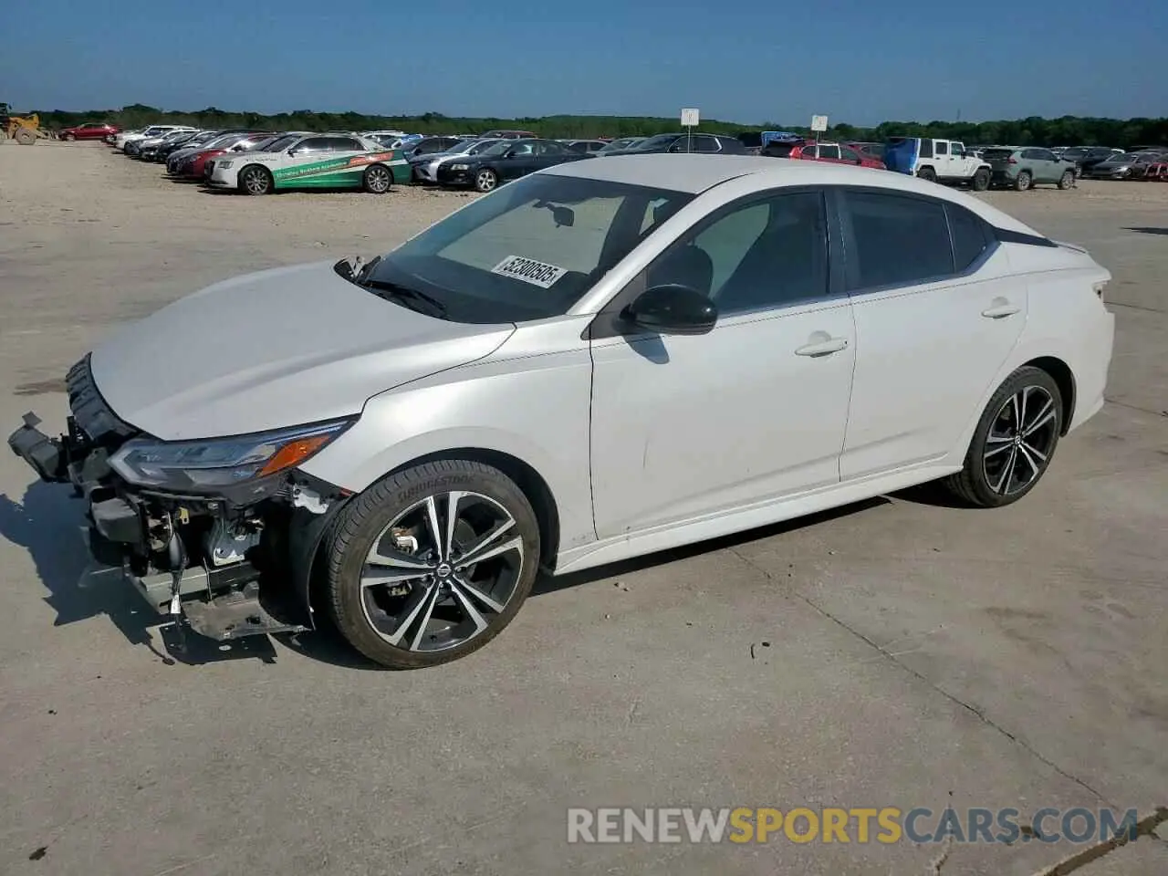 1 Photograph of a damaged car 3N1AB8DV4MY286307 NISSAN SENTRA 2021