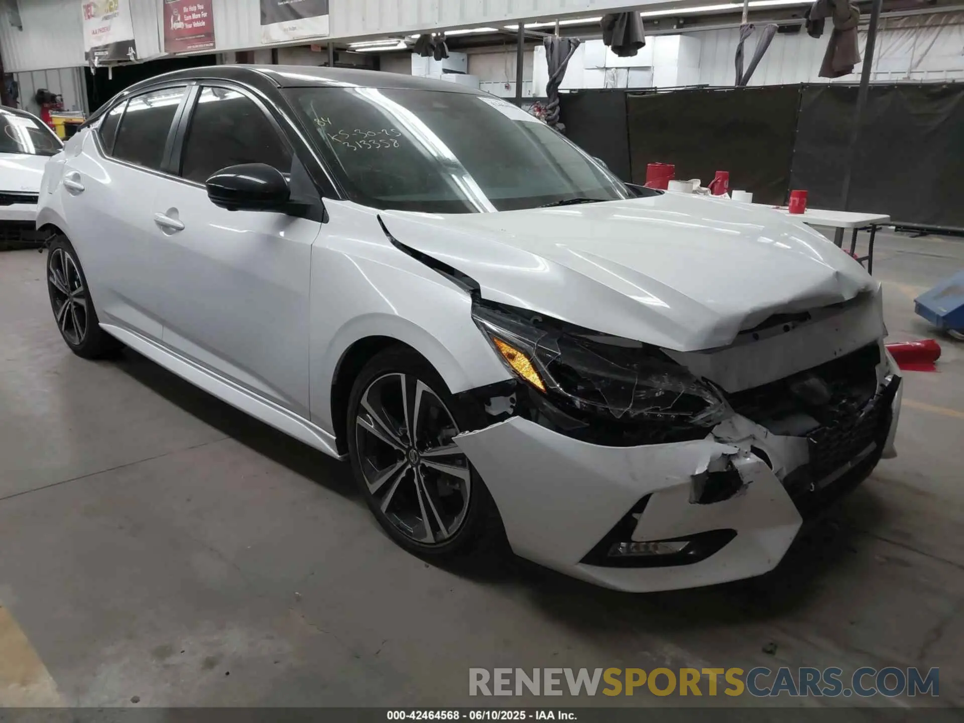 1 Photograph of a damaged car 3N1AB8DV4MY313358 NISSAN SENTRA 2021