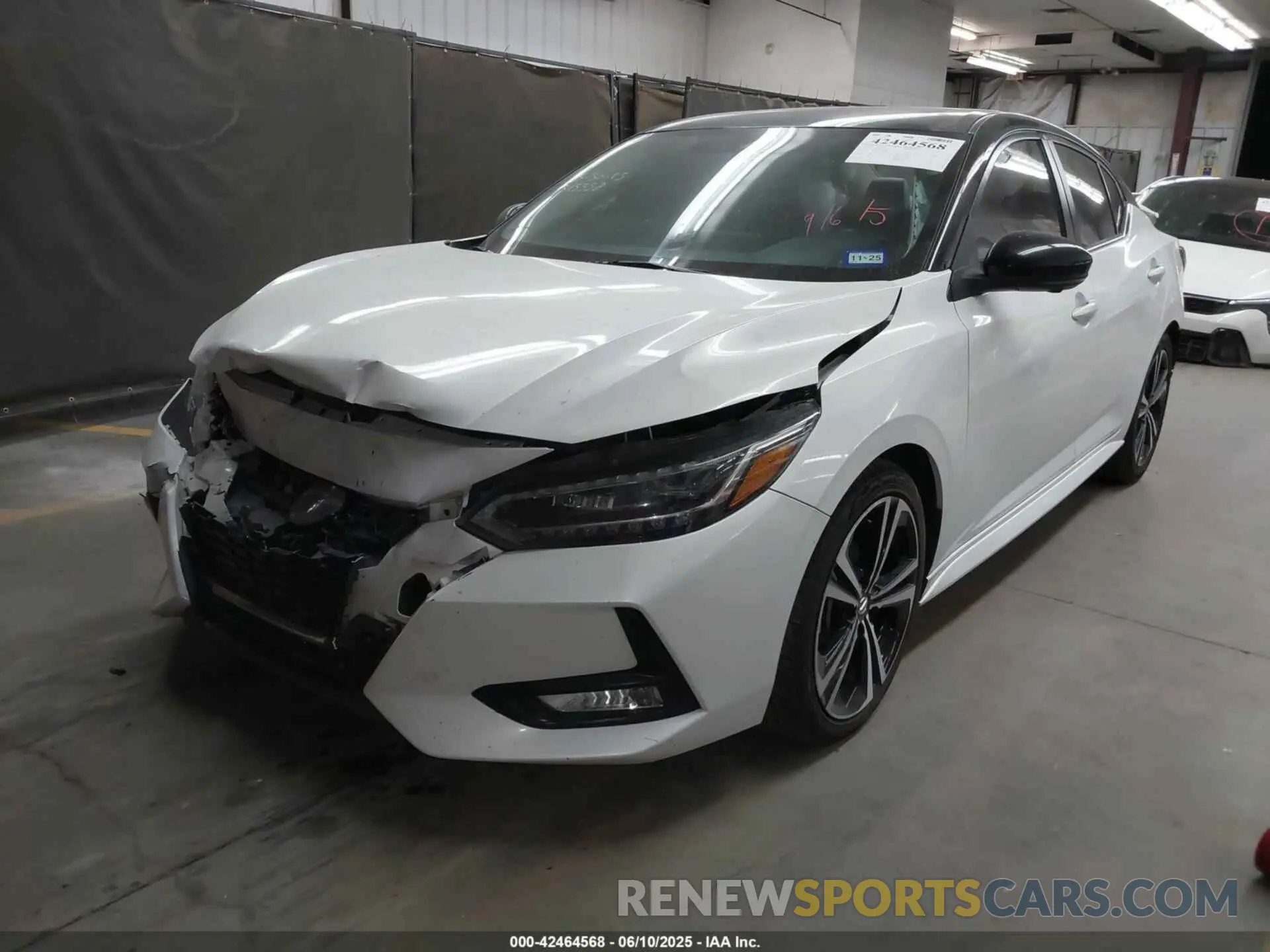 2 Photograph of a damaged car 3N1AB8DV4MY313358 NISSAN SENTRA 2021