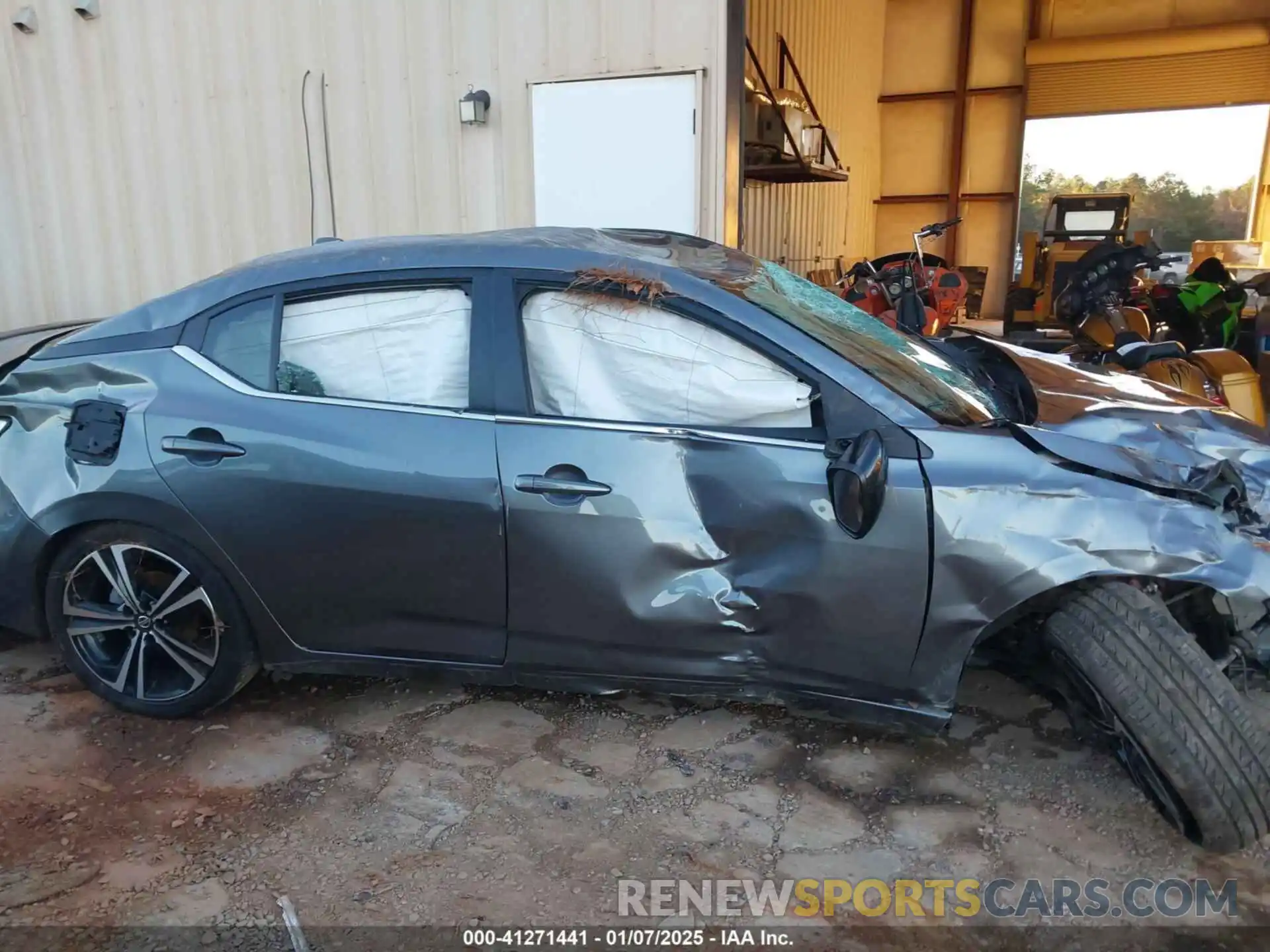 13 Photograph of a damaged car 3N1AB8DV4MY317717 NISSAN SENTRA 2021