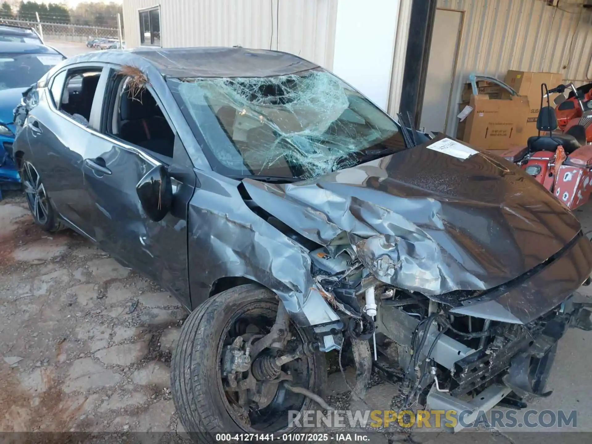 6 Photograph of a damaged car 3N1AB8DV4MY317717 NISSAN SENTRA 2021