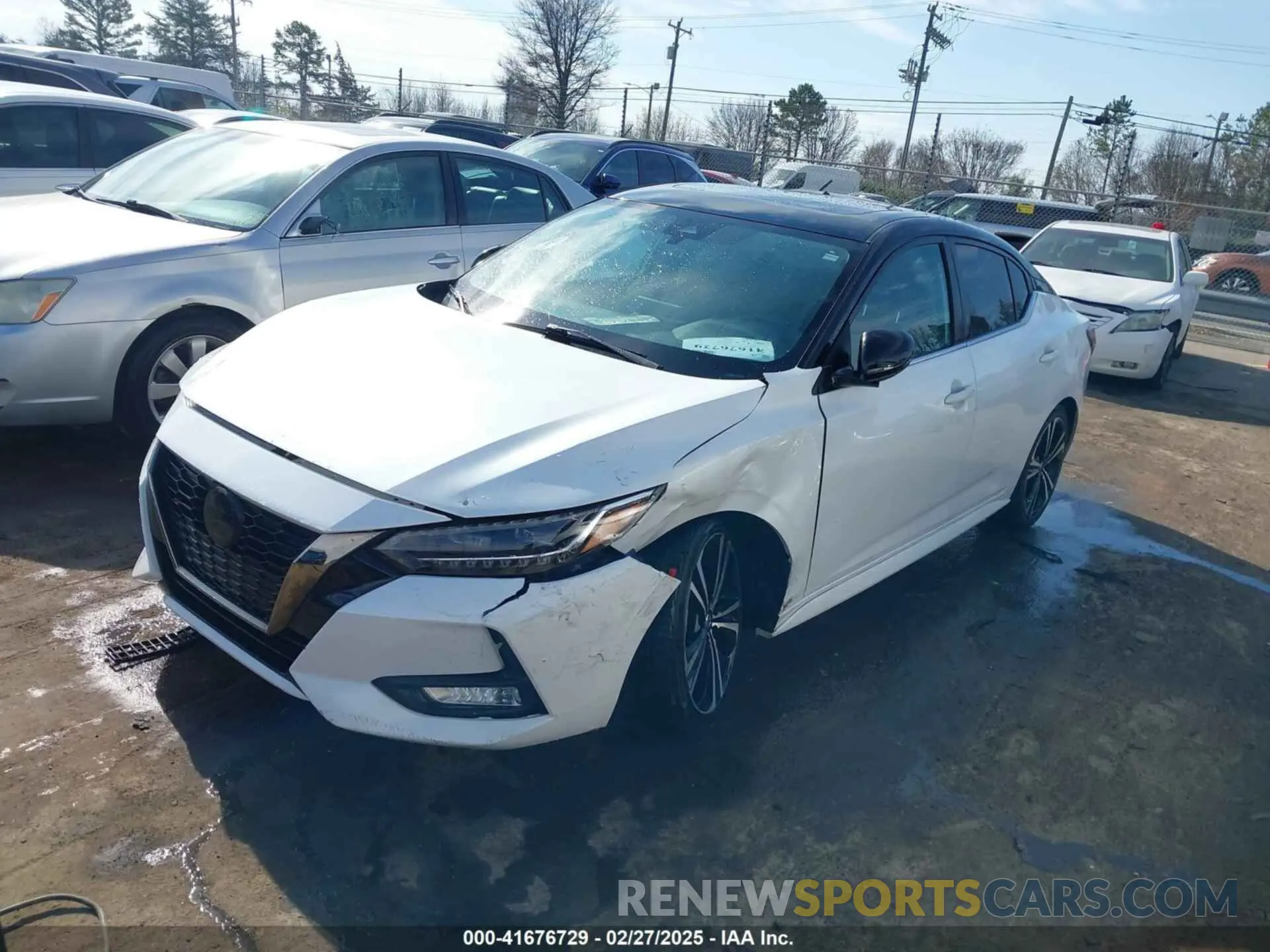 2 Photograph of a damaged car 3N1AB8DV5MY202253 NISSAN SENTRA 2021