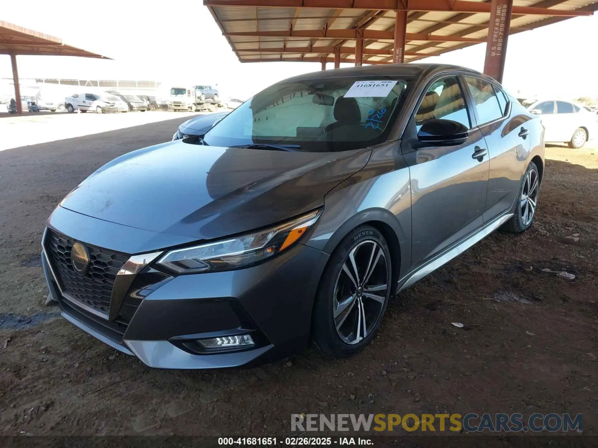 2 Photograph of a damaged car 3N1AB8DV5MY208926 NISSAN SENTRA 2021