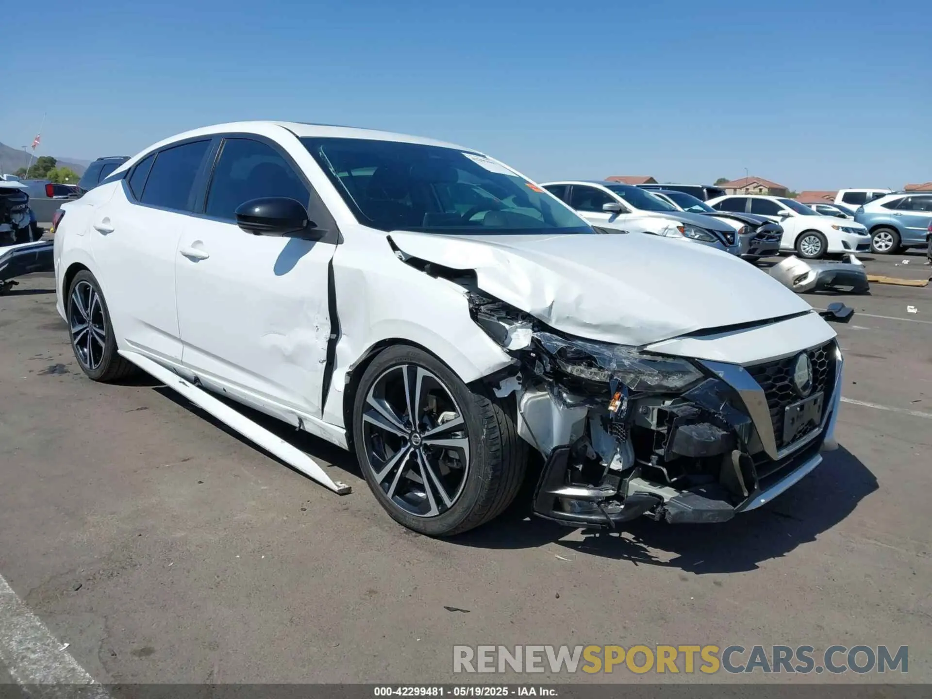 1 Photograph of a damaged car 3N1AB8DV5MY218128 NISSAN SENTRA 2021