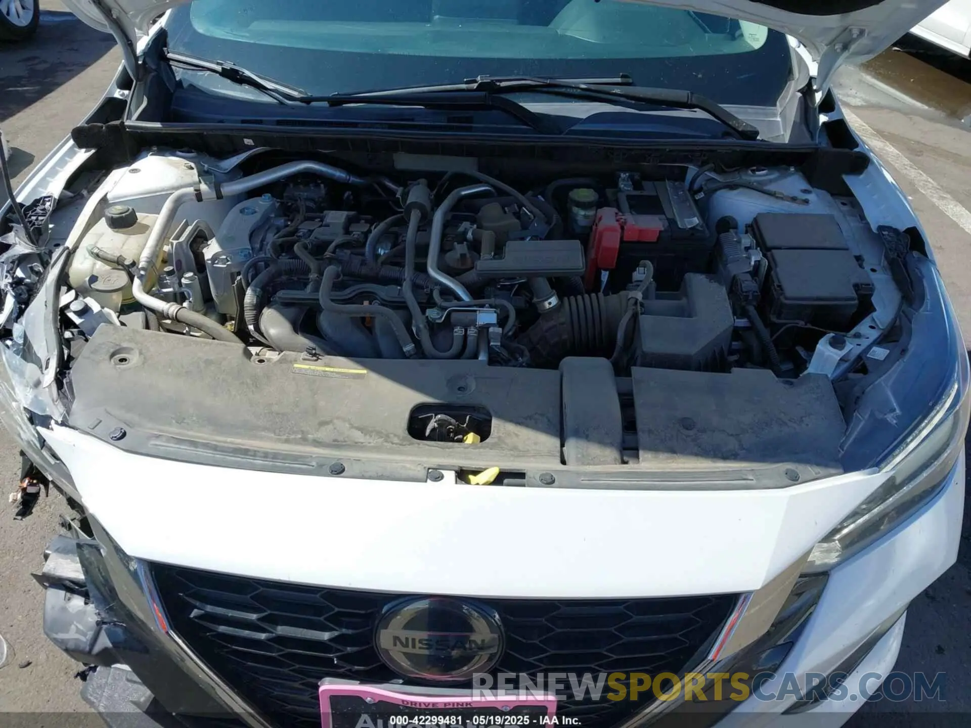10 Photograph of a damaged car 3N1AB8DV5MY218128 NISSAN SENTRA 2021
