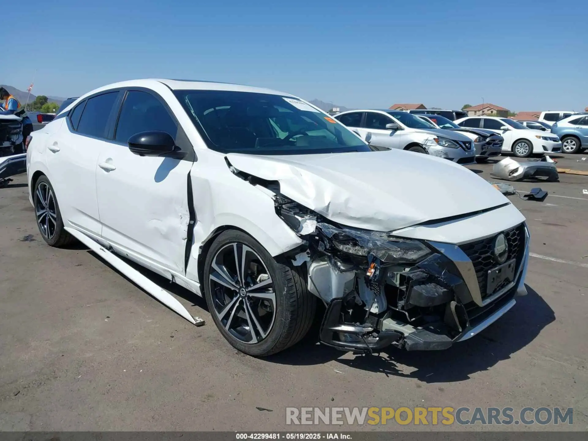 6 Photograph of a damaged car 3N1AB8DV5MY218128 NISSAN SENTRA 2021