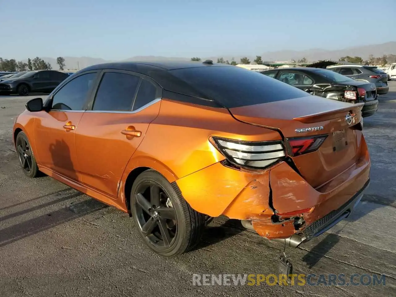 2 Photograph of a damaged car 3N1AB8DV5MY223541 NISSAN SENTRA 2021