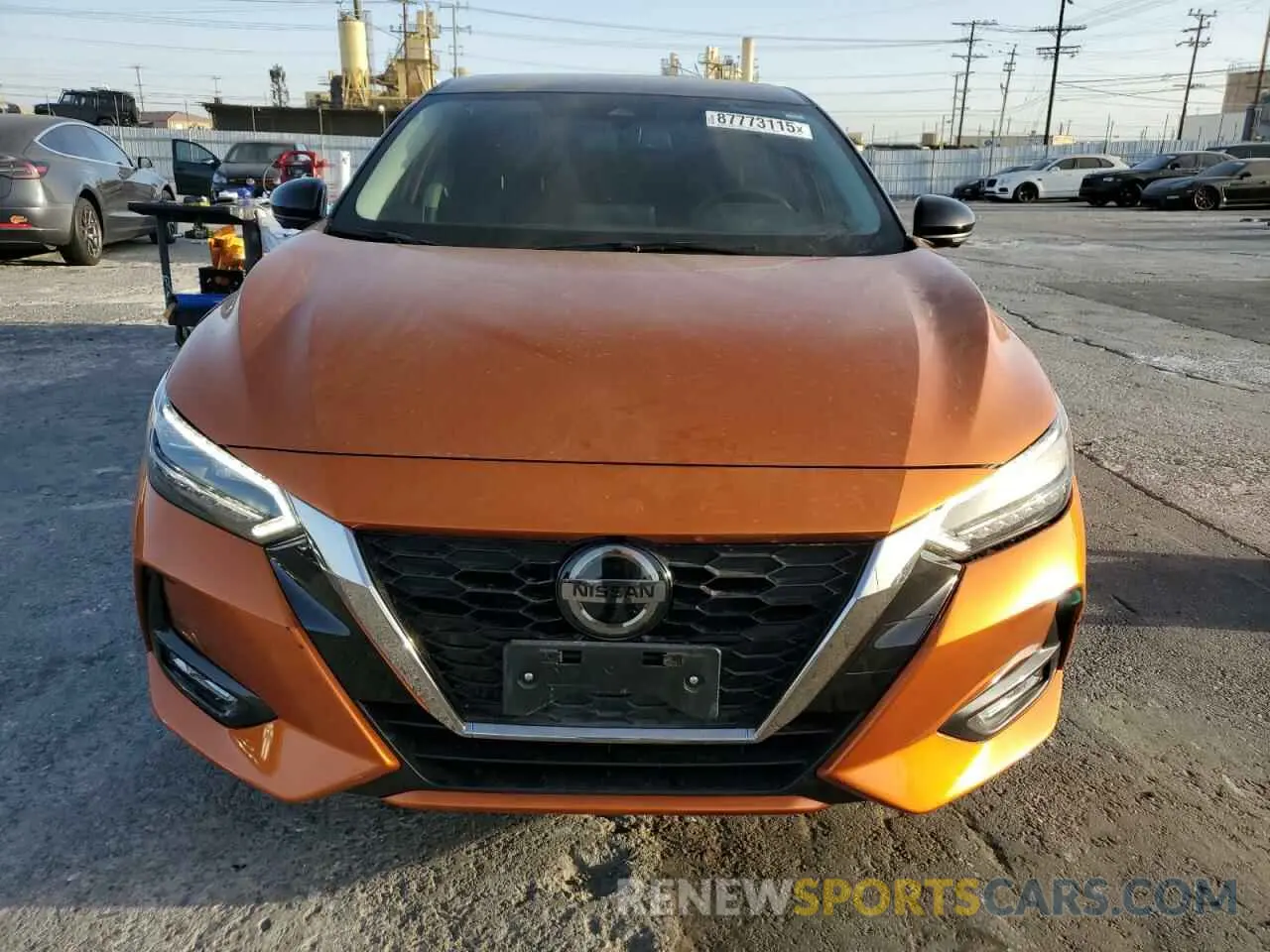 5 Photograph of a damaged car 3N1AB8DV5MY223541 NISSAN SENTRA 2021