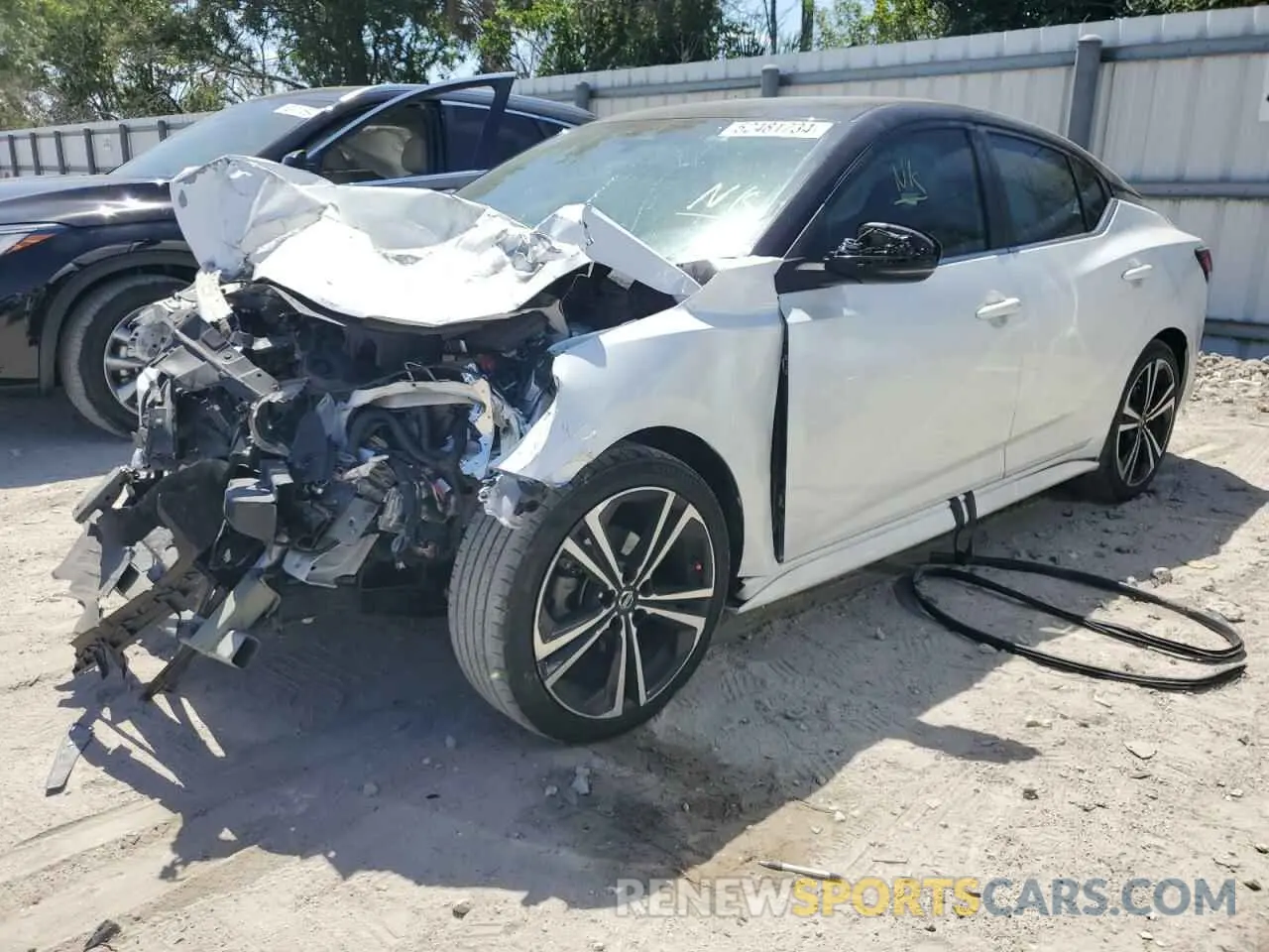 1 Photograph of a damaged car 3N1AB8DV5MY287904 NISSAN SENTRA 2021