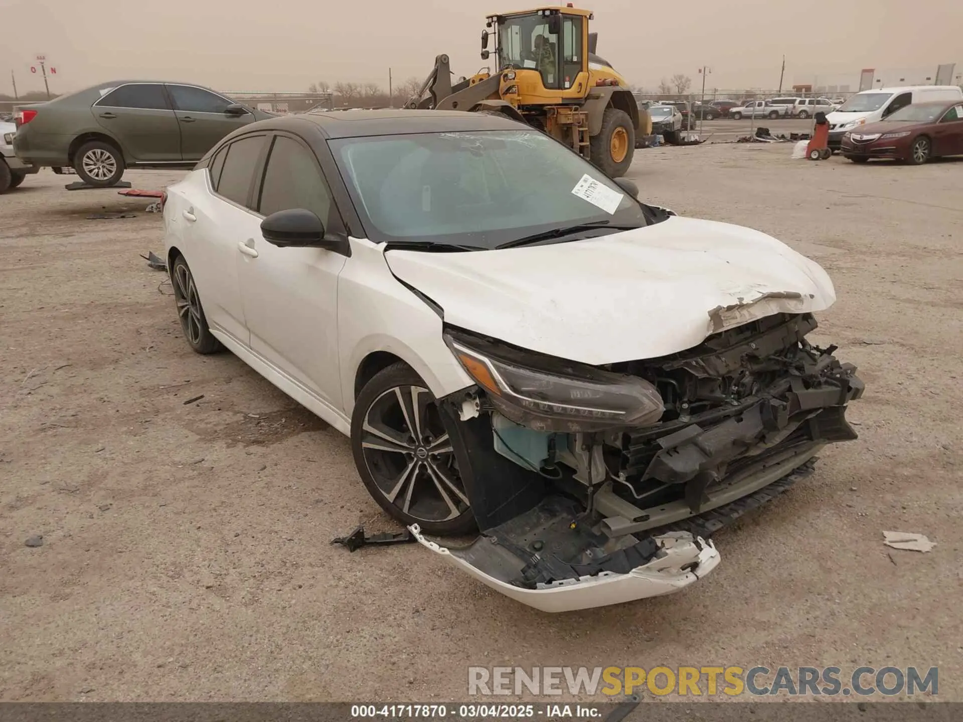 1 Photograph of a damaged car 3N1AB8DV6MY207963 NISSAN SENTRA 2021
