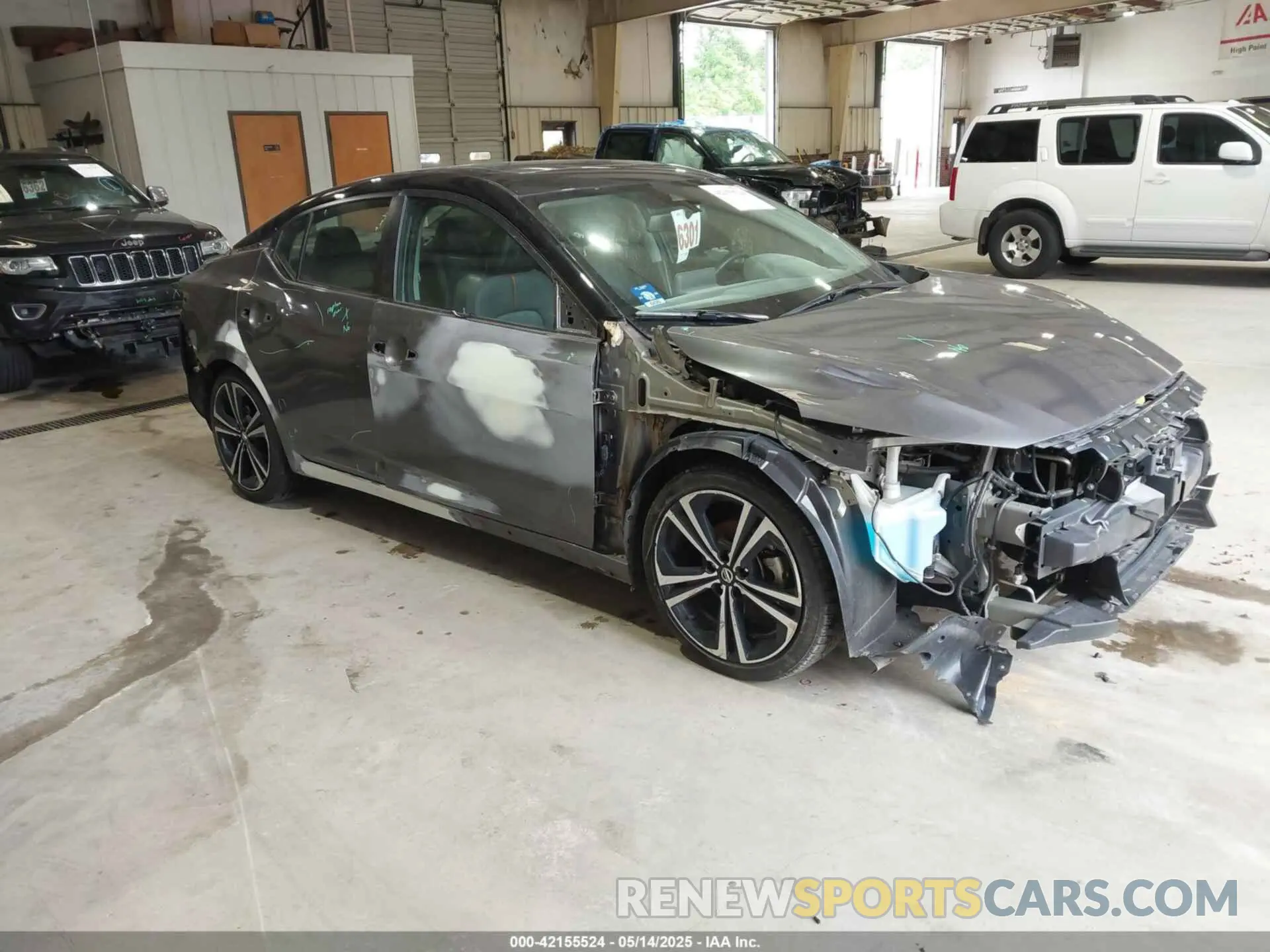 1 Photograph of a damaged car 3N1AB8DV6MY211754 NISSAN SENTRA 2021