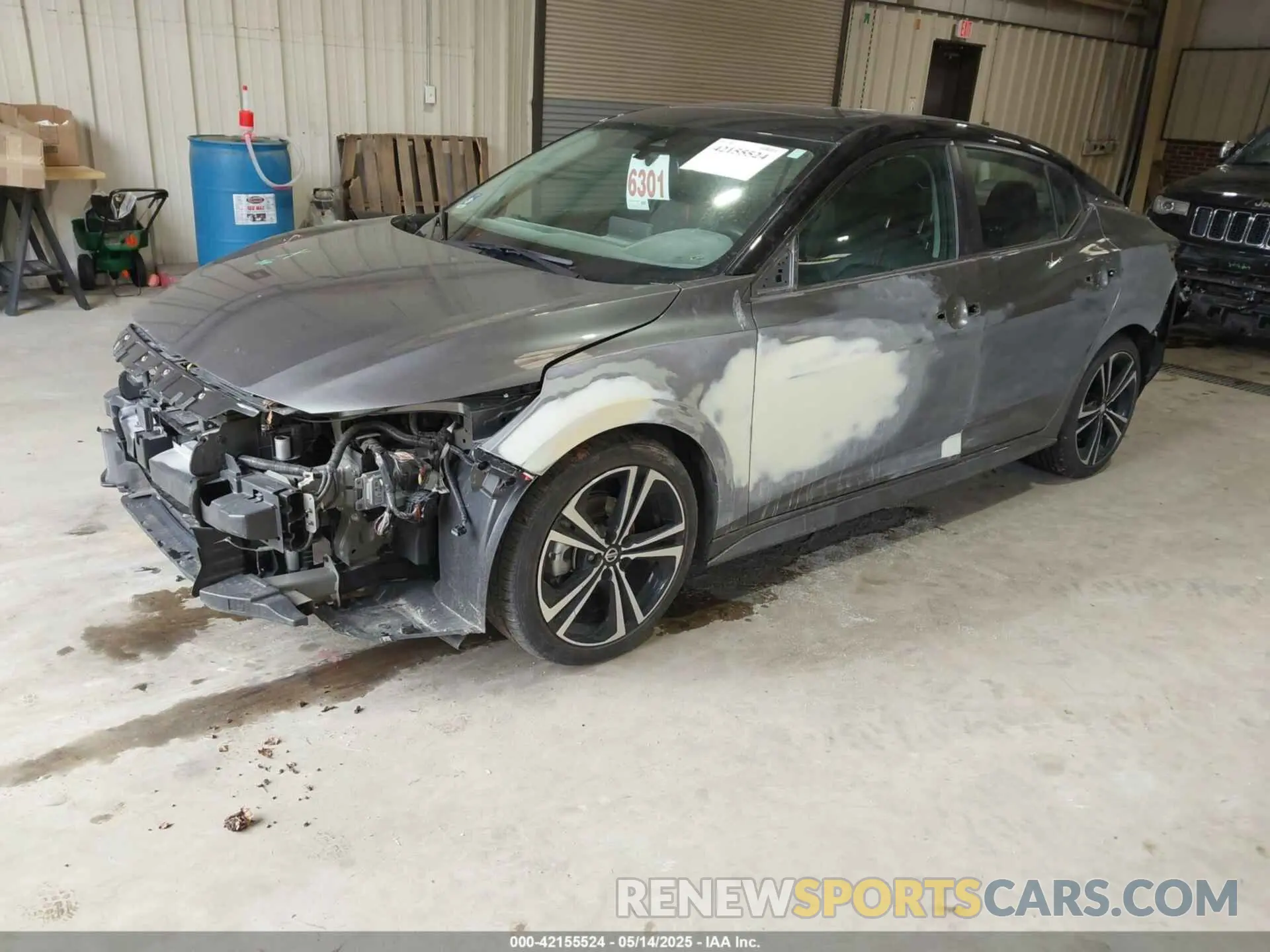 2 Photograph of a damaged car 3N1AB8DV6MY211754 NISSAN SENTRA 2021