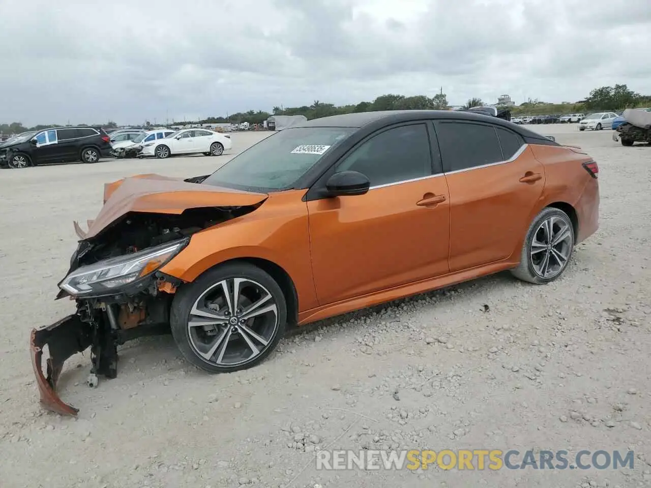 1 Photograph of a damaged car 3N1AB8DV6MY263062 NISSAN SENTRA 2021