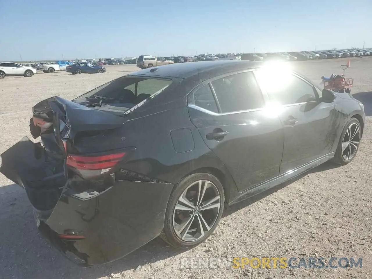 3 Photograph of a damaged car 3N1AB8DV6MY316603 NISSAN SENTRA 2021