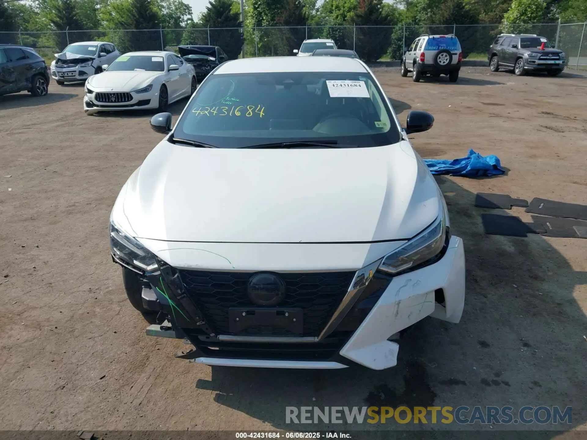13 Photograph of a damaged car 3N1AB8DV6MY317833 NISSAN SENTRA 2021