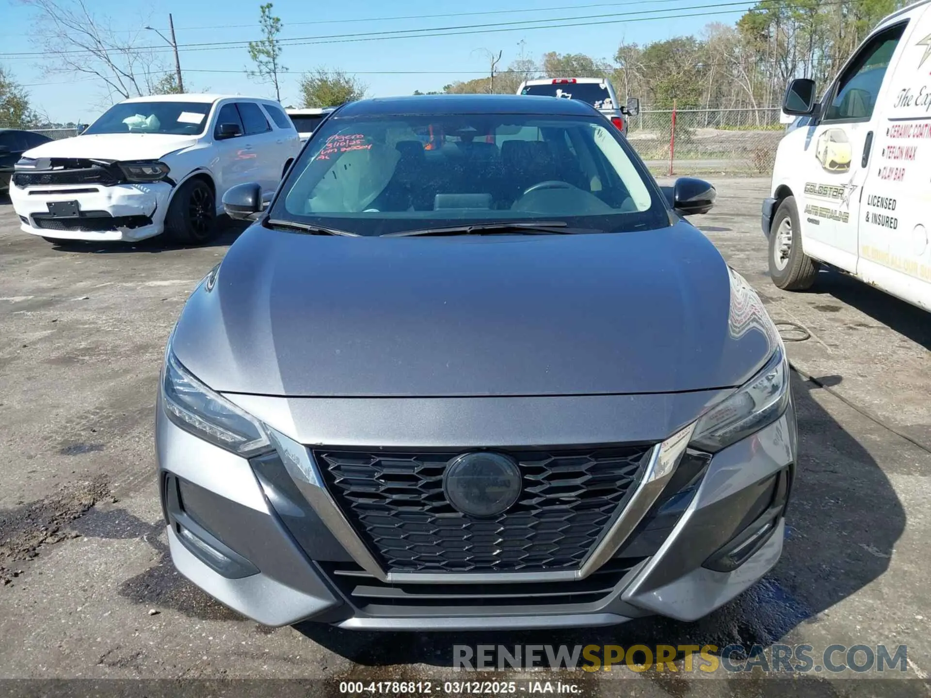 12 Photograph of a damaged car 3N1AB8DV6NY204322 NISSAN SENTRA 2021