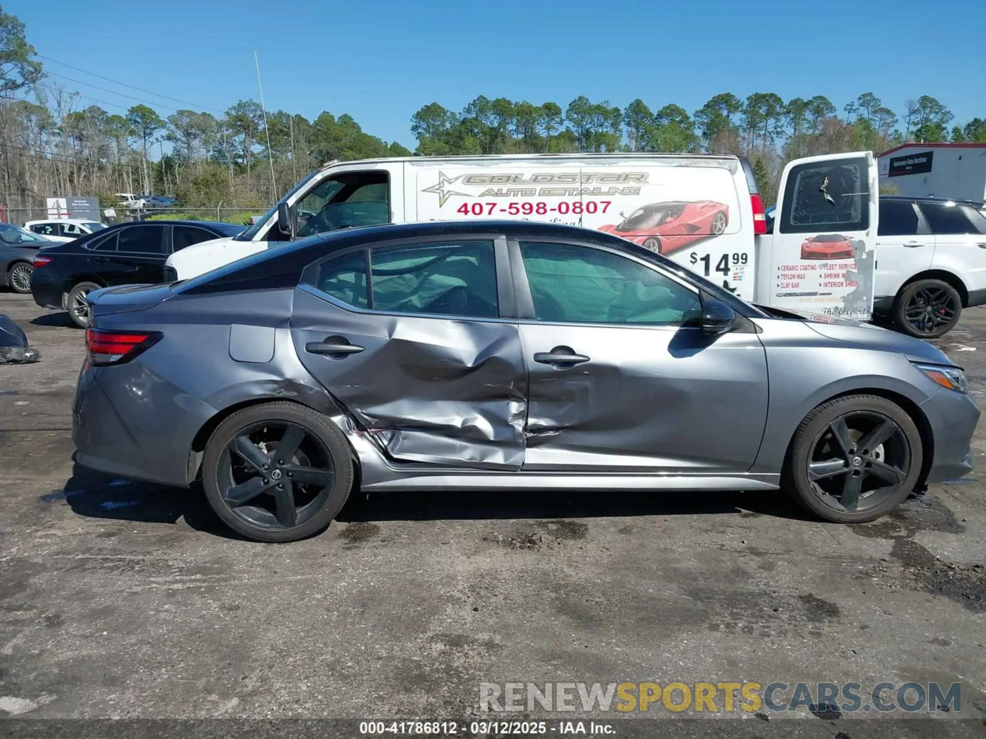 13 Photograph of a damaged car 3N1AB8DV6NY204322 NISSAN SENTRA 2021