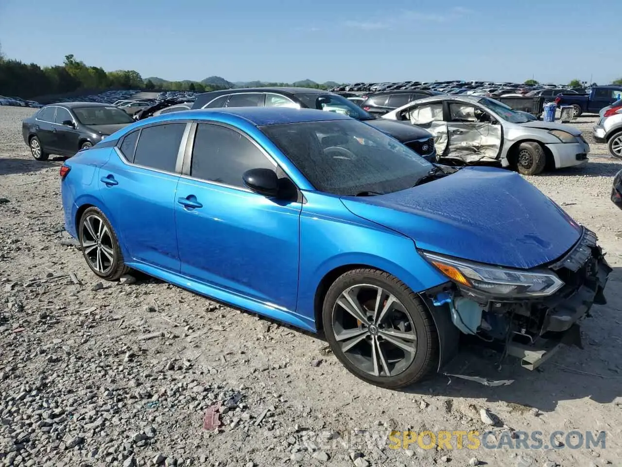 4 Photograph of a damaged car 3N1AB8DV7MY206353 NISSAN SENTRA 2021