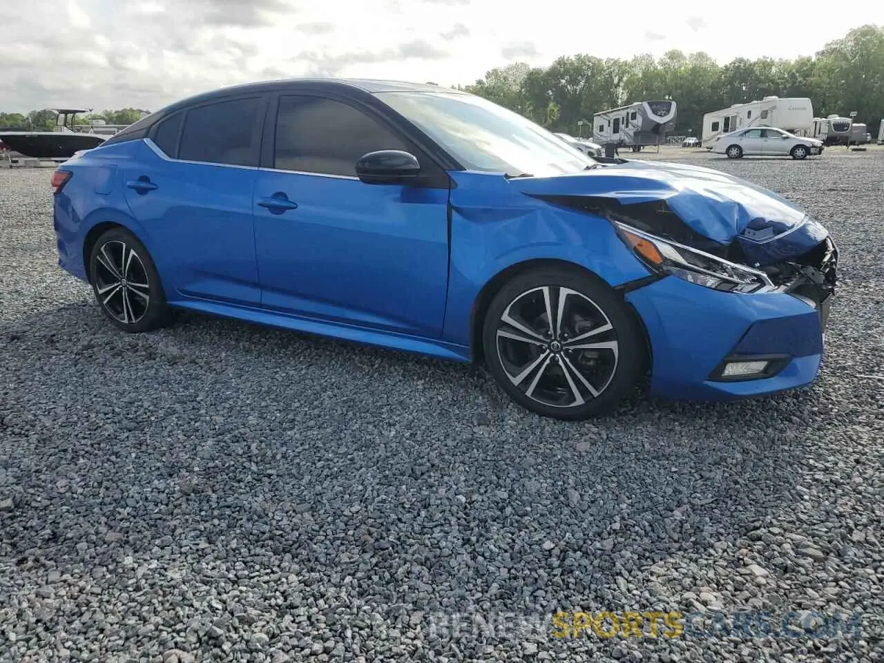 4 Photograph of a damaged car 3N1AB8DV7MY207874 NISSAN SENTRA 2021