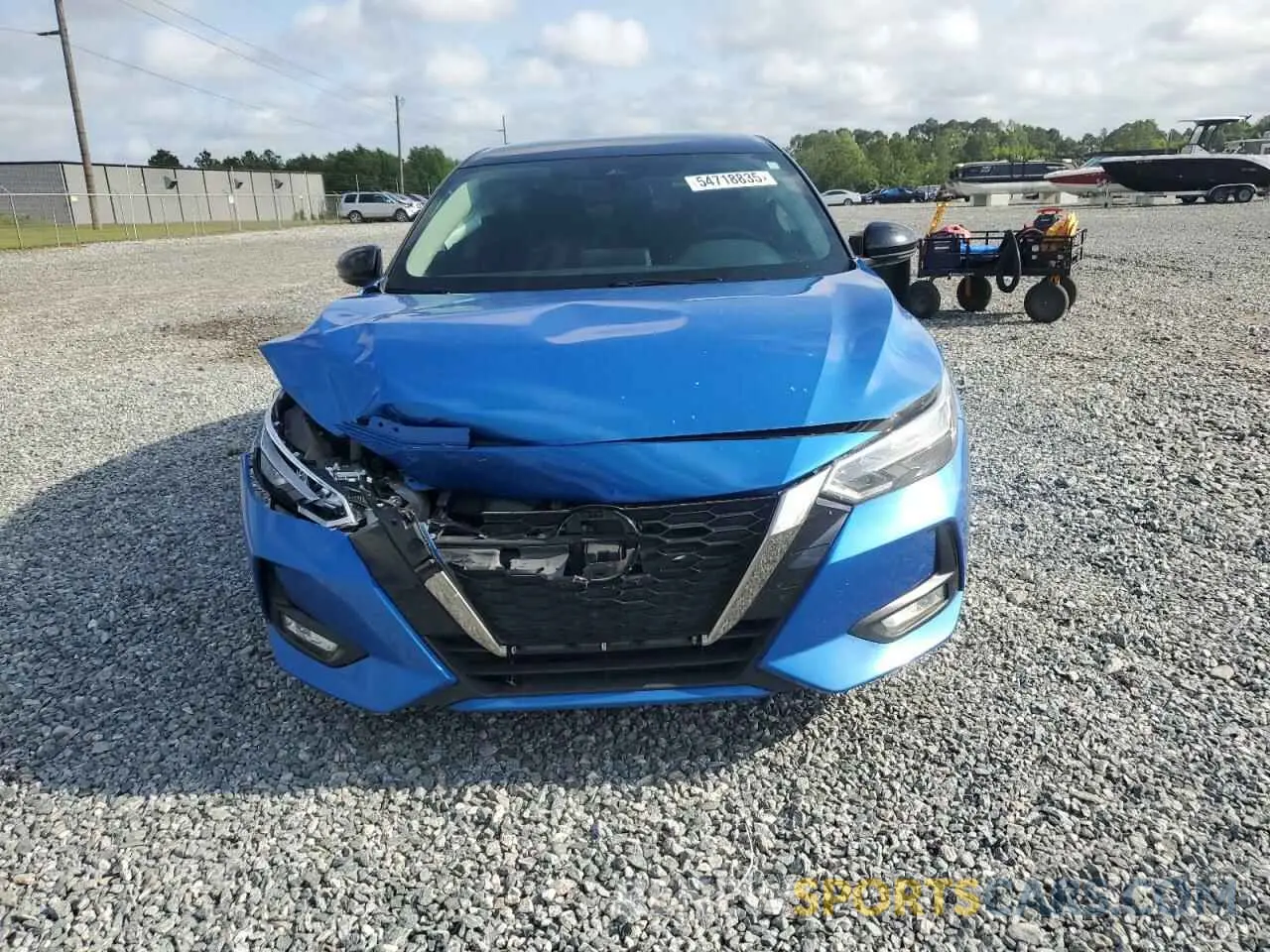 5 Photograph of a damaged car 3N1AB8DV7MY207874 NISSAN SENTRA 2021