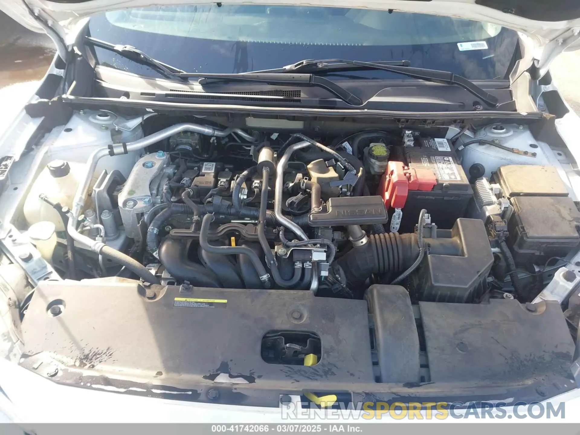 10 Photograph of a damaged car 3N1AB8DV7MY208944 NISSAN SENTRA 2021