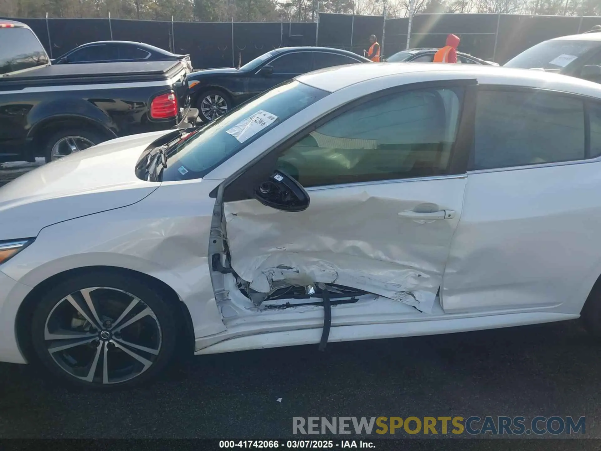 6 Photograph of a damaged car 3N1AB8DV7MY208944 NISSAN SENTRA 2021