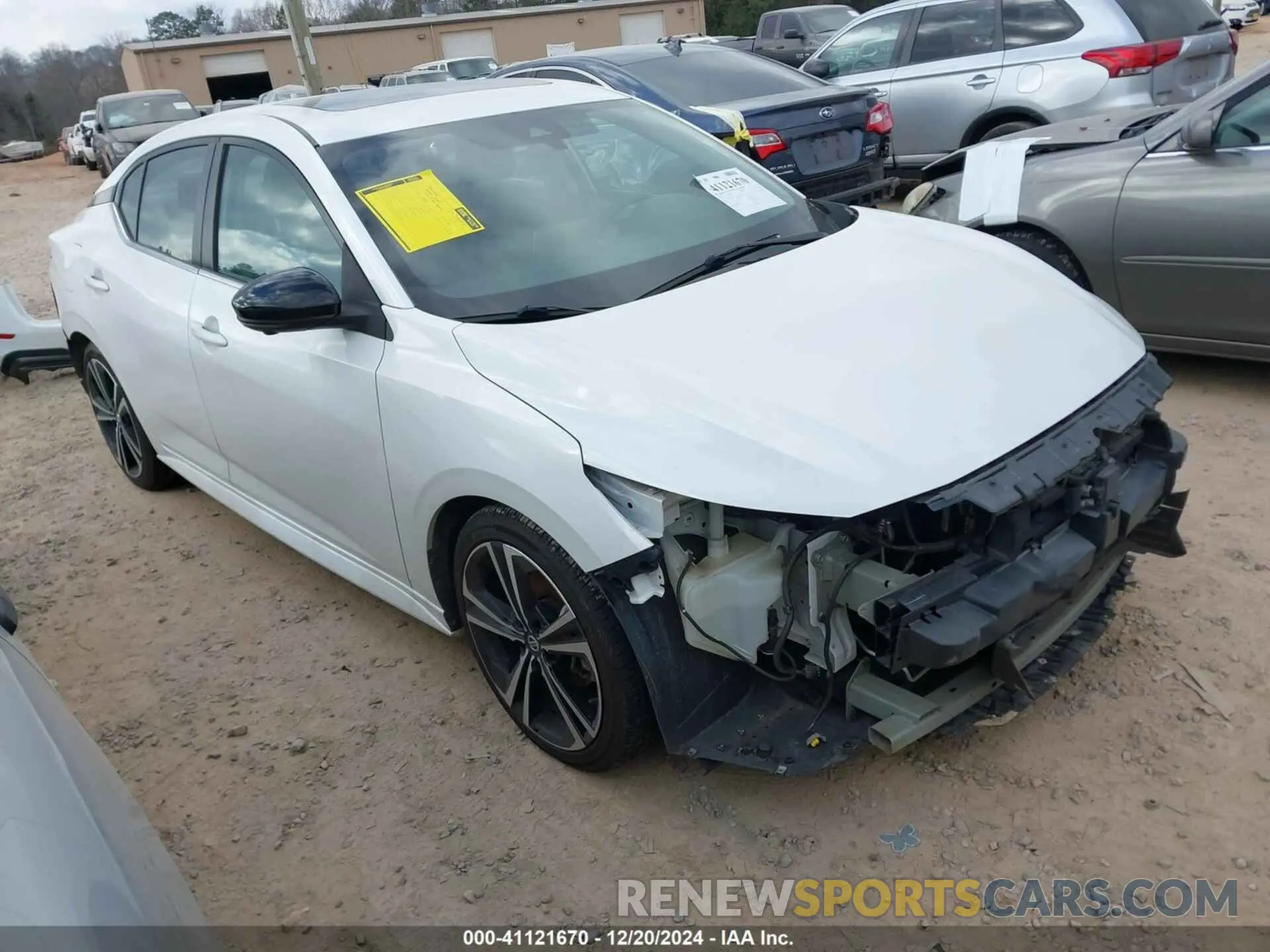 1 Photograph of a damaged car 3N1AB8DV7MY271767 NISSAN SENTRA 2021