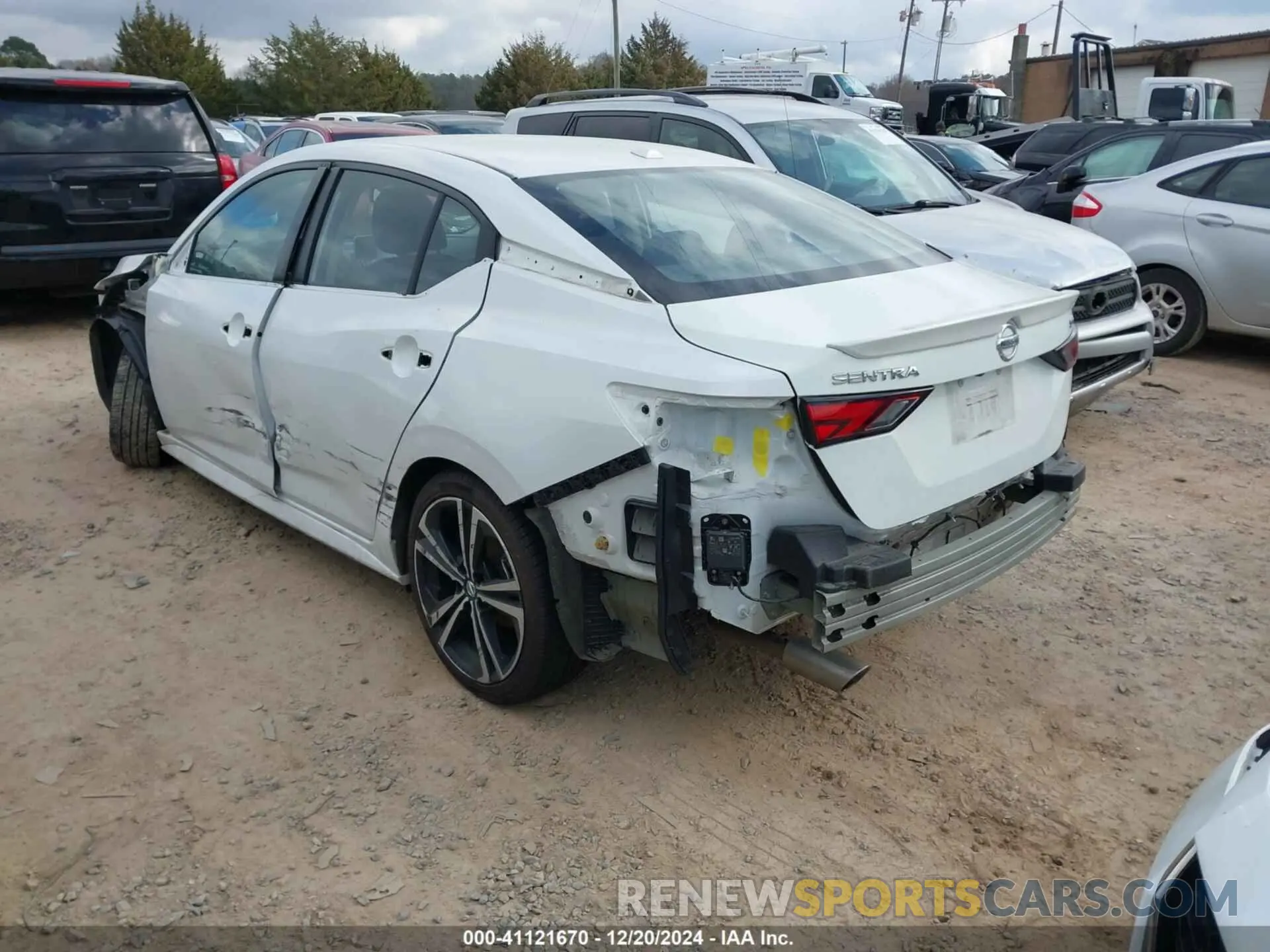 3 Photograph of a damaged car 3N1AB8DV7MY271767 NISSAN SENTRA 2021
