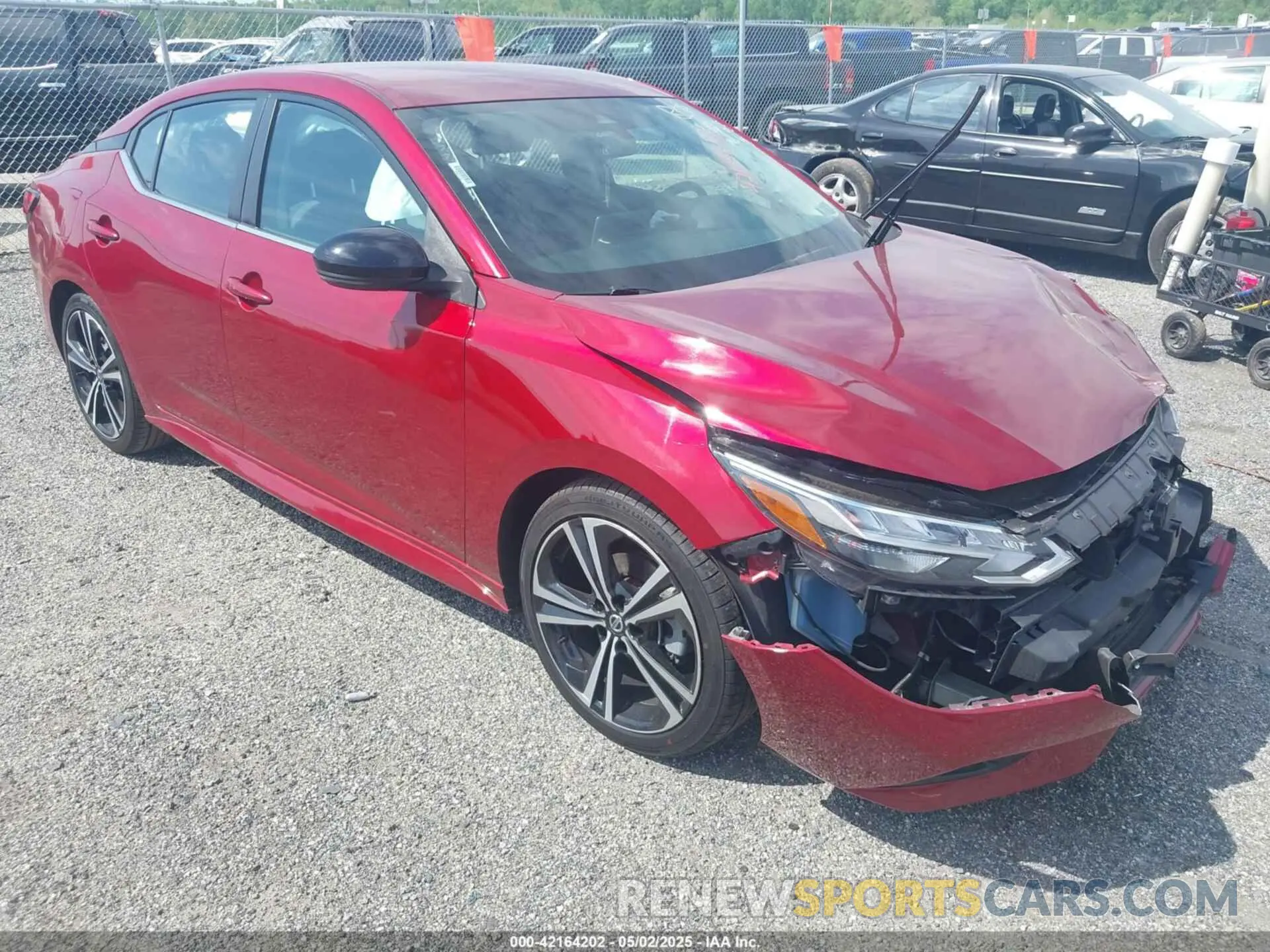 1 Photograph of a damaged car 3N1AB8DV7MY273910 NISSAN SENTRA 2021