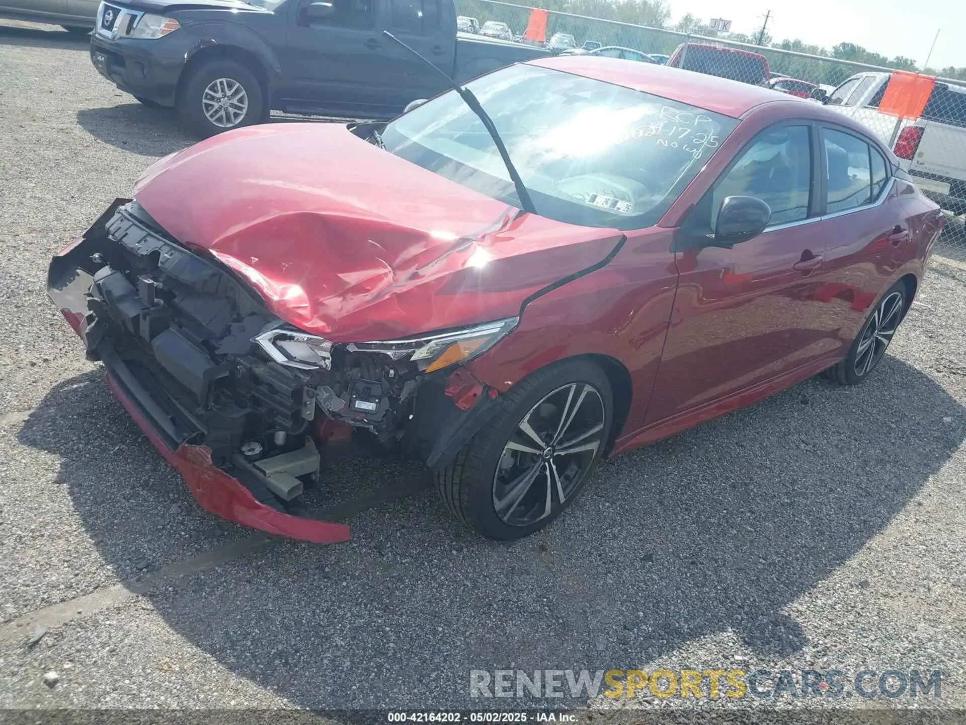 2 Photograph of a damaged car 3N1AB8DV7MY273910 NISSAN SENTRA 2021